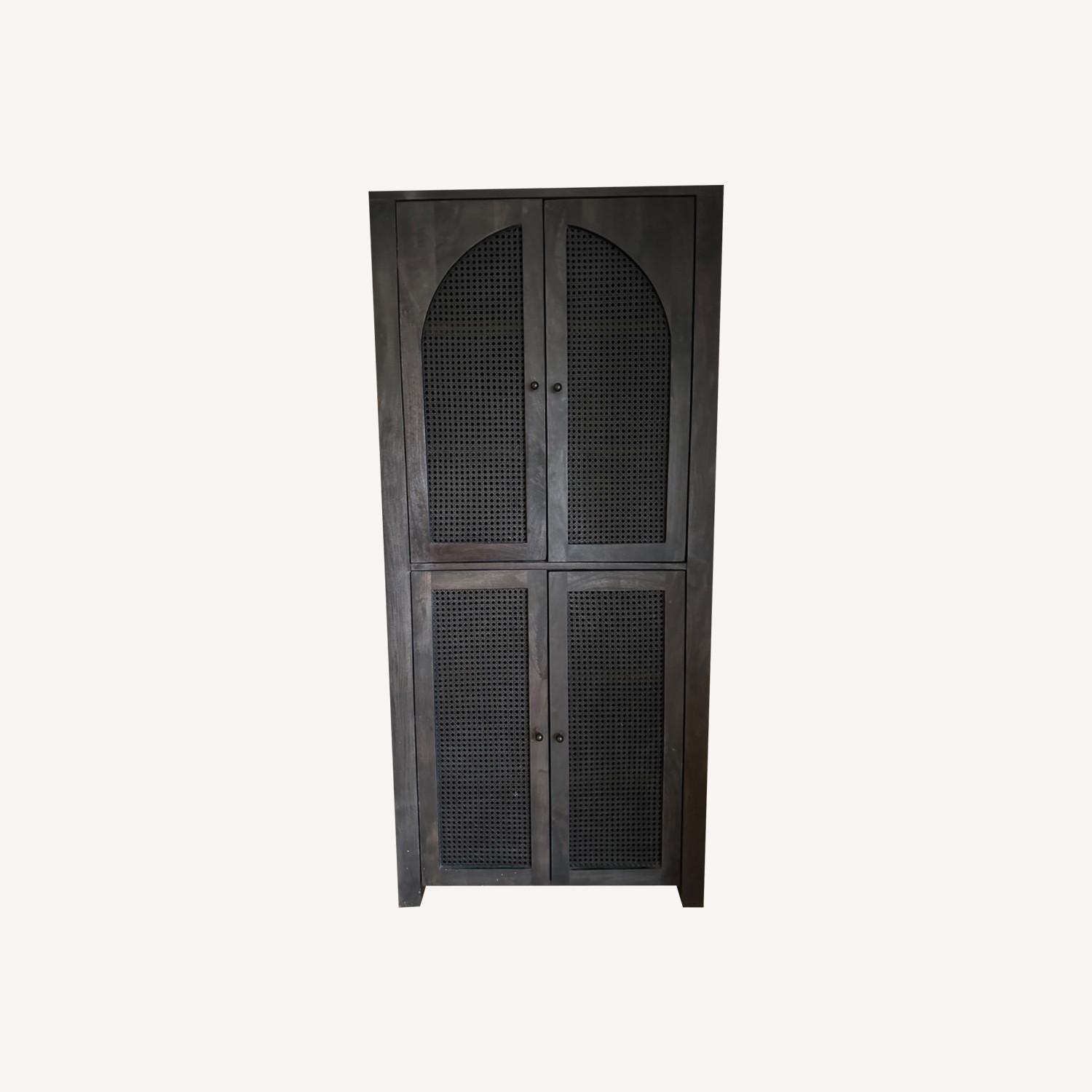 Burke Decor Tall Black Cabinet - image-0