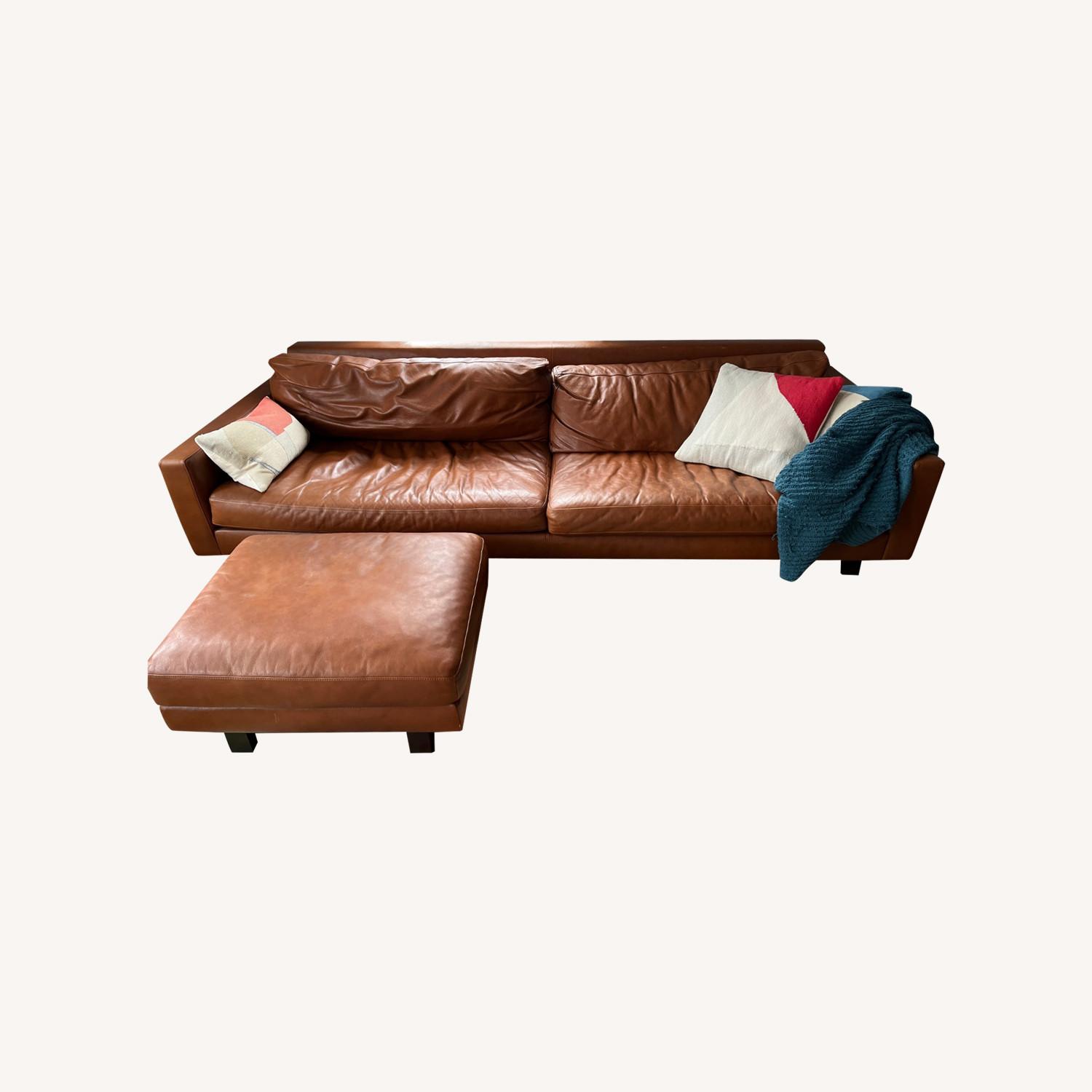 Room & Board Pierson Leather Sofa - image-0