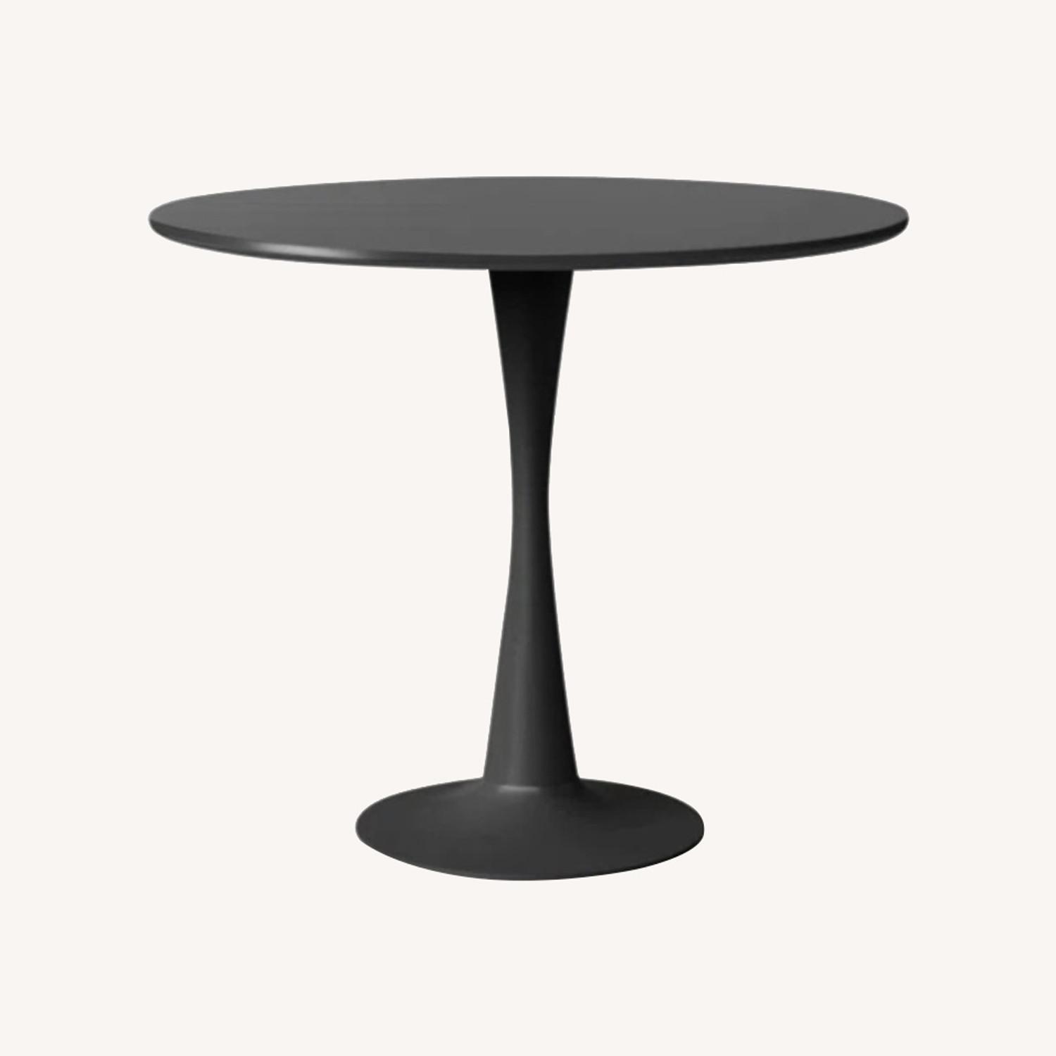 AllModern 36" Black Round Dining Table - image-0