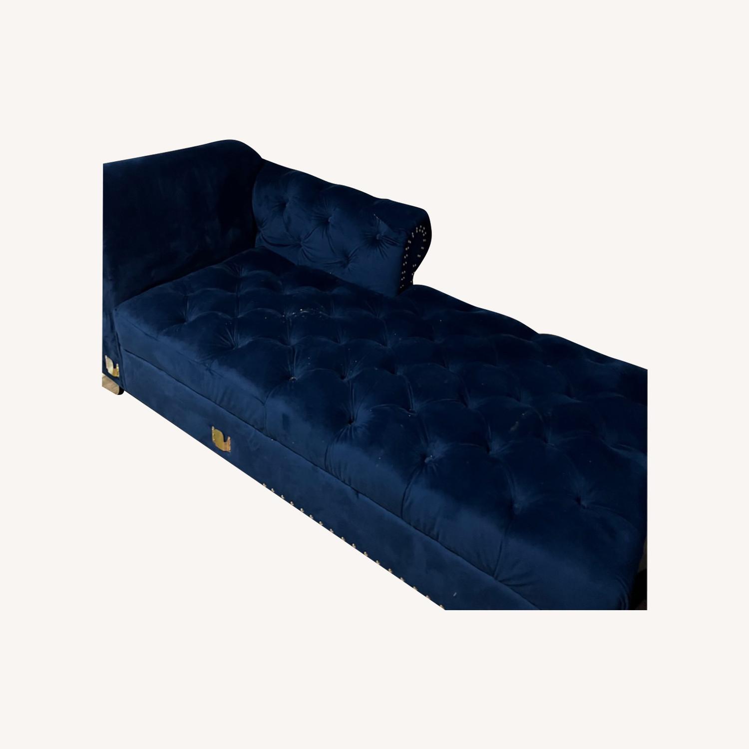 Navy Blue Couch - image-0