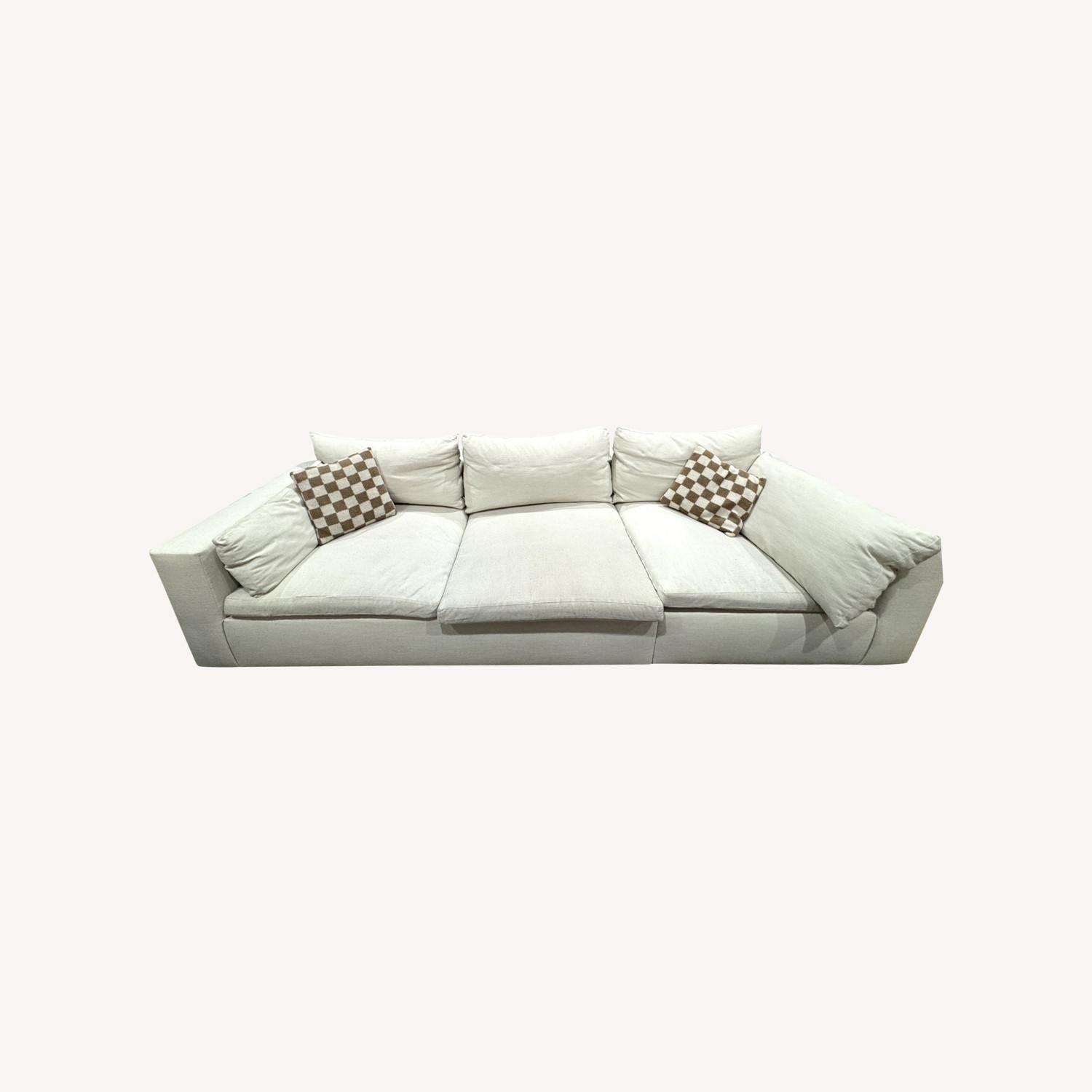 West Elm Harmony Sectional With Ottoman - image-2