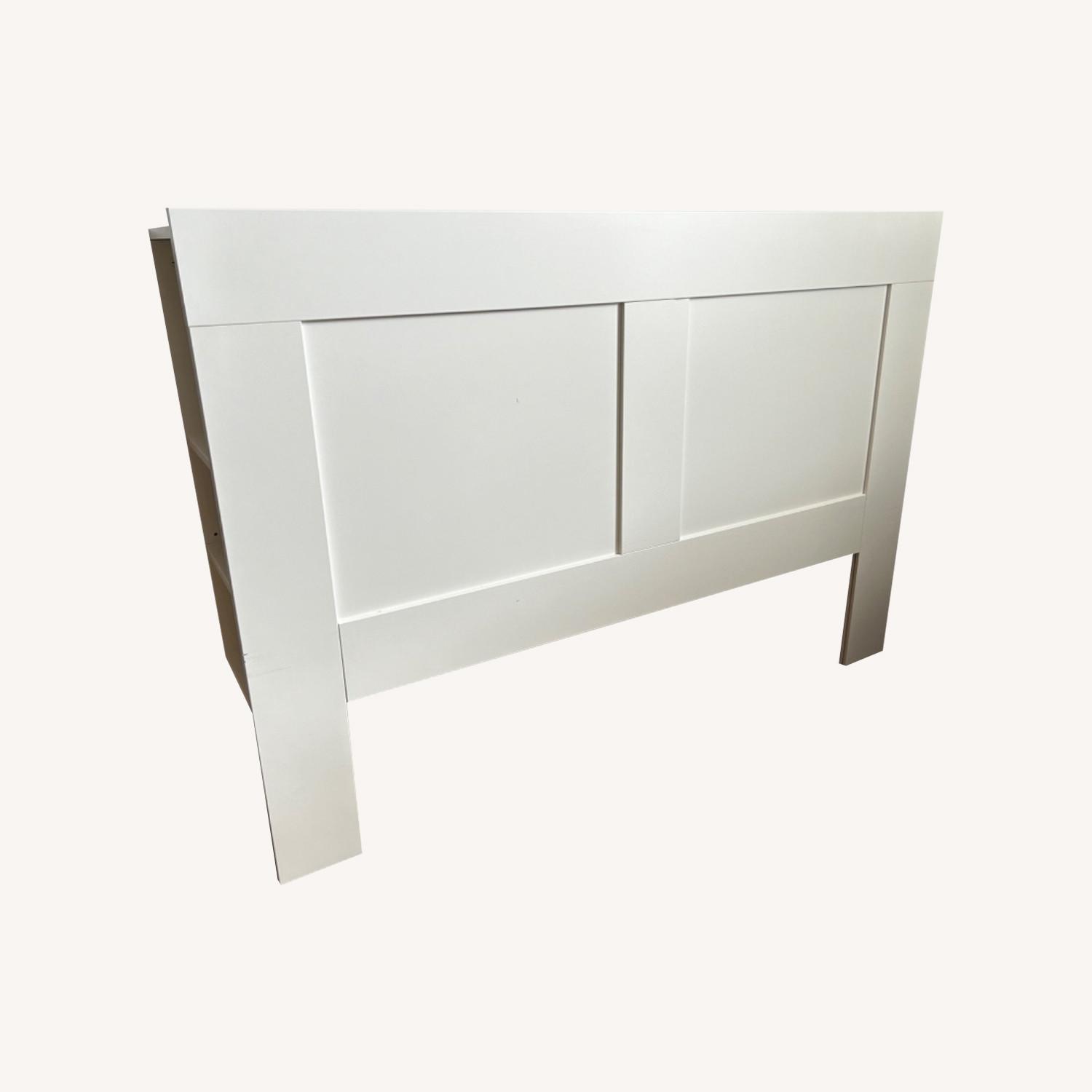 Queen White Headboard - image-0