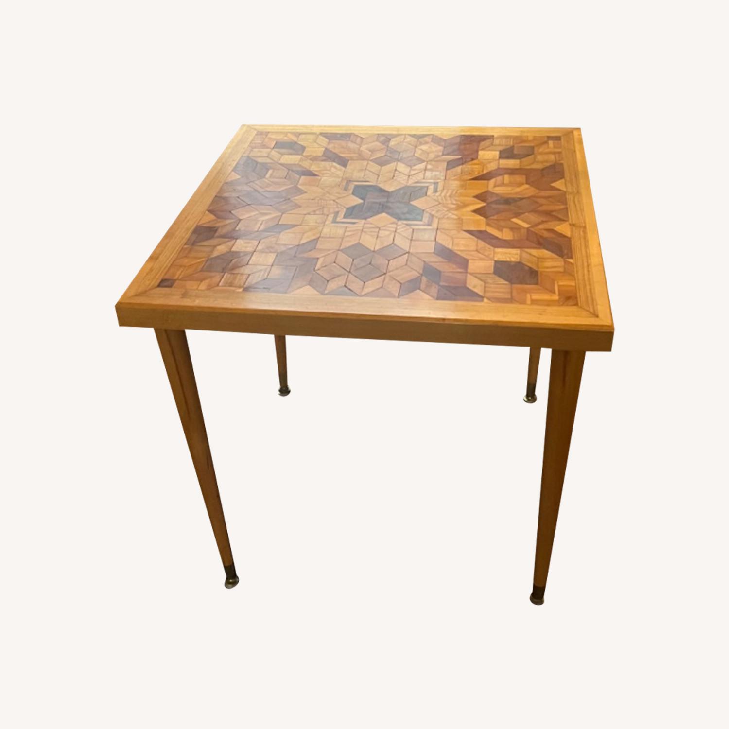 MCM Side Table with Inlay - image-0