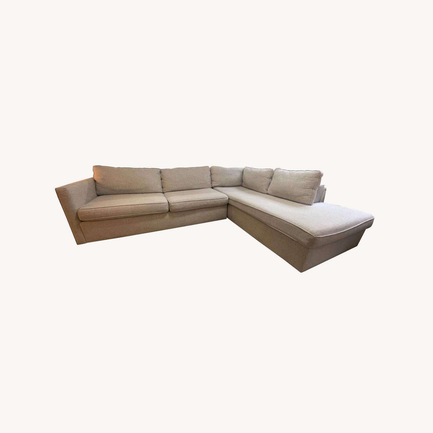 West Elm Sleeper Sectional - image-0