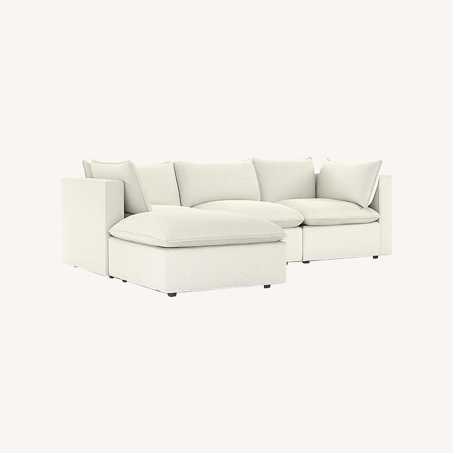 Crate and Barrel Lotus Sectional-Versatile - image-0