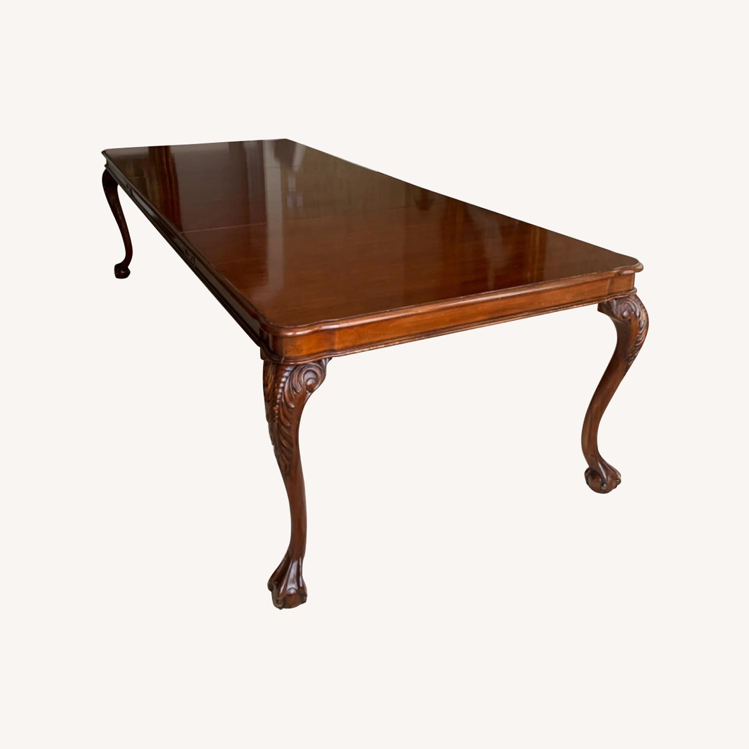 Mid Century Wooden Table - image-0