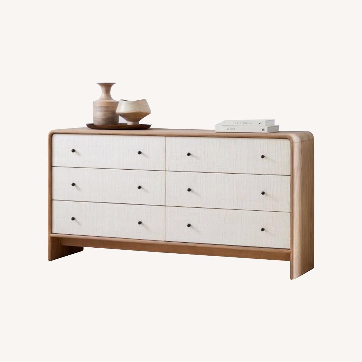 West Elm Waterfall Dresser + Matching Vanity - image-0