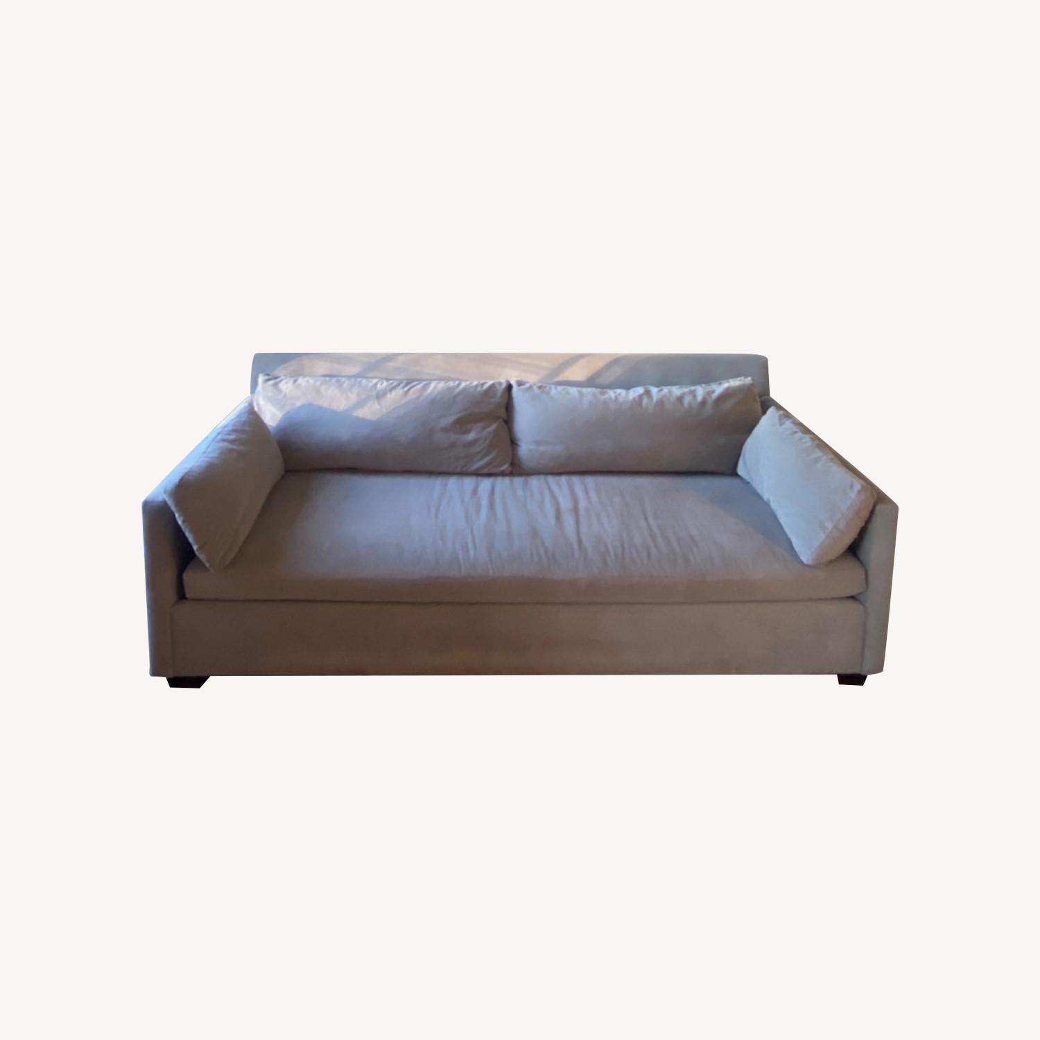 West Elm Light Gray Marin Sofa - image-7