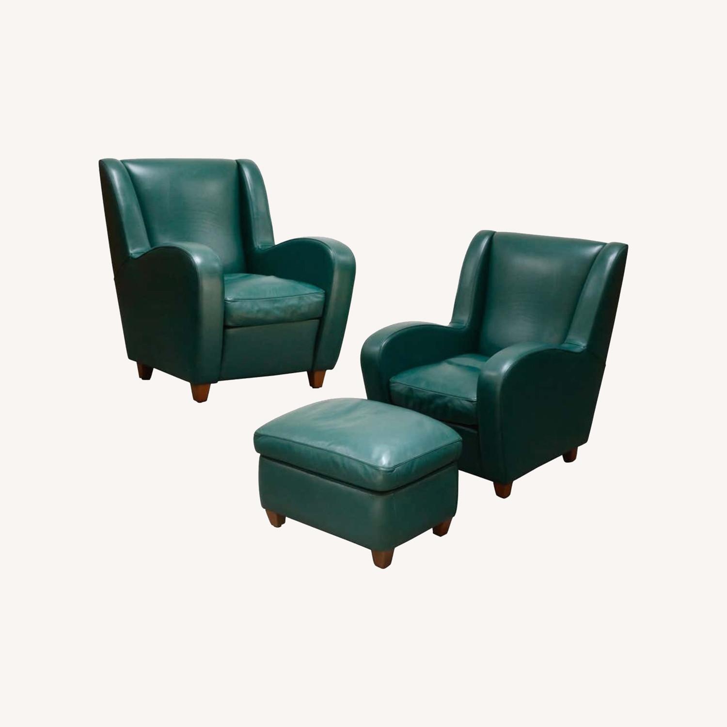 Poltrona Frau 'Metropolis' Art Deco Armchair Set - image-18