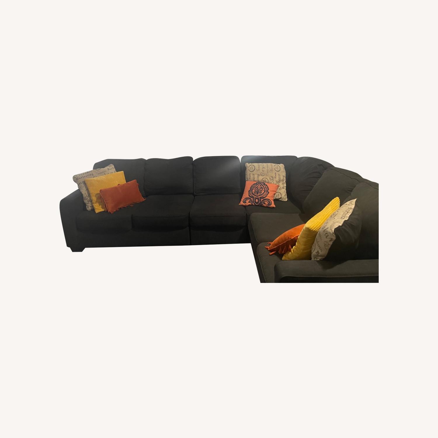 Ashley Furniture Brown 3 Piece Sectional - image-0