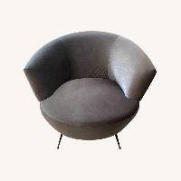 Safavieh Velvet Retro Mid Century Accent Chair