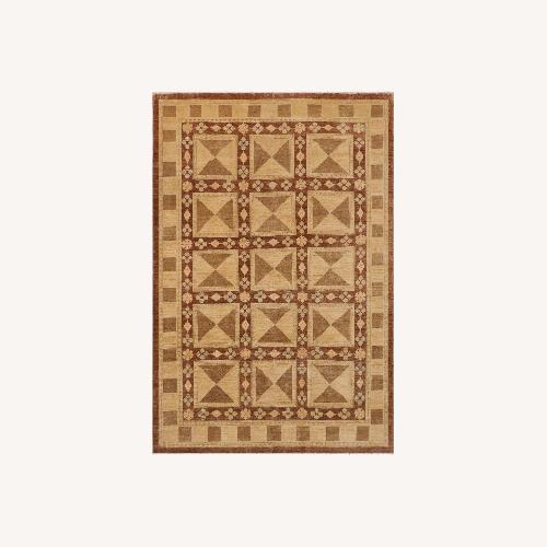 Used Bohemien Hand-Knotted Wool Rug - 8'11'' x 10'10'' for sale on AptDeco
