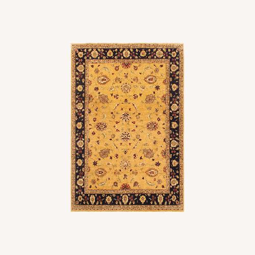 Used Bohemien Hand-Knotted Wool Rug - 9'0'' x 11'6'' for sale on AptDeco