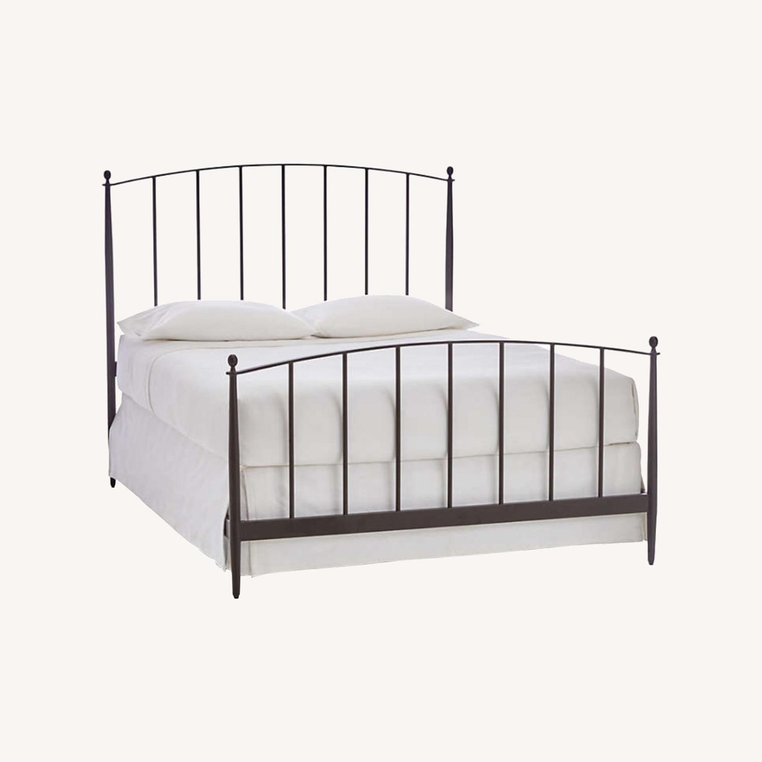 Crate & Barrel Mason Shadow Queen Bed - image-0