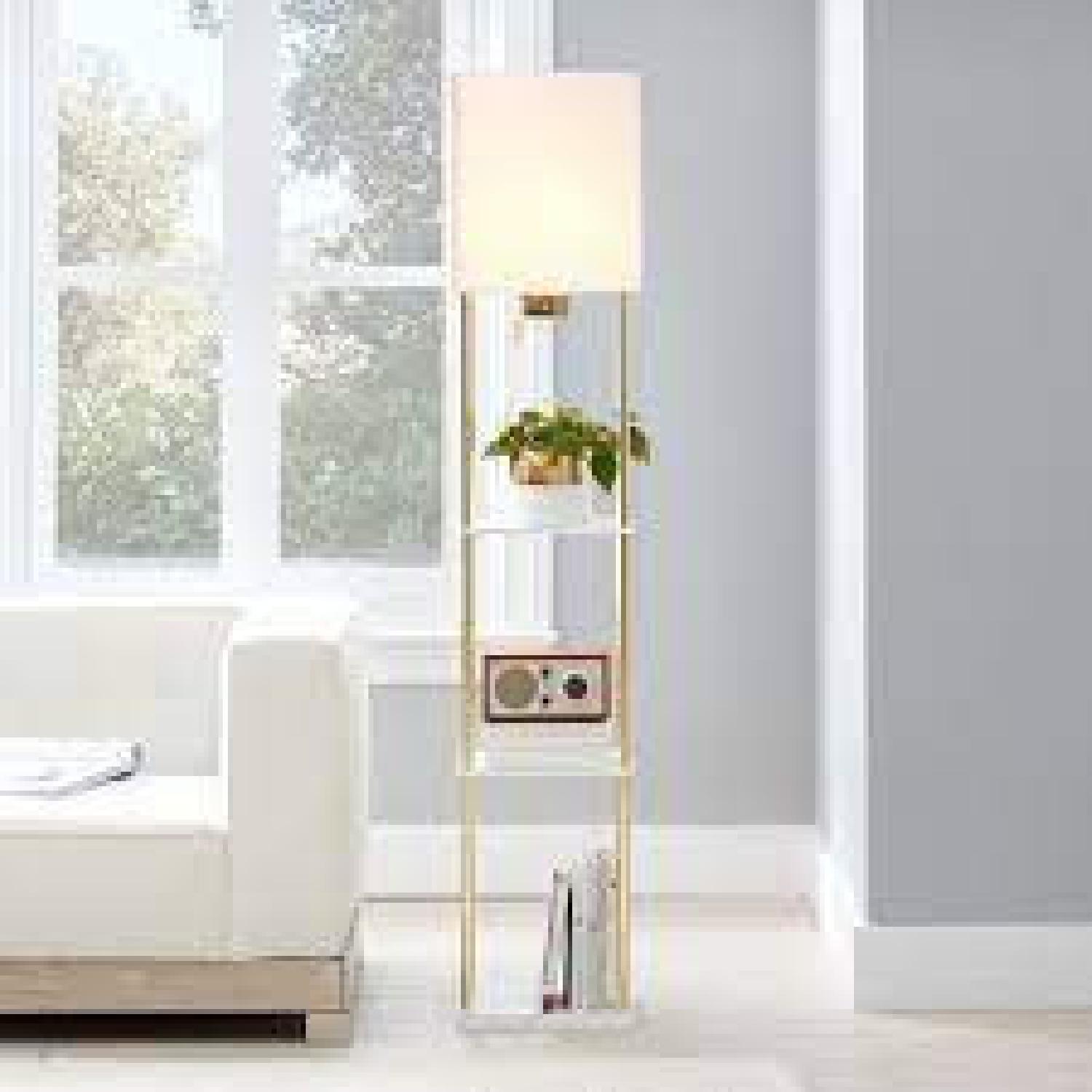 Pottery Barn PB Teen Harrison Shelf Floor Lamp - image-4