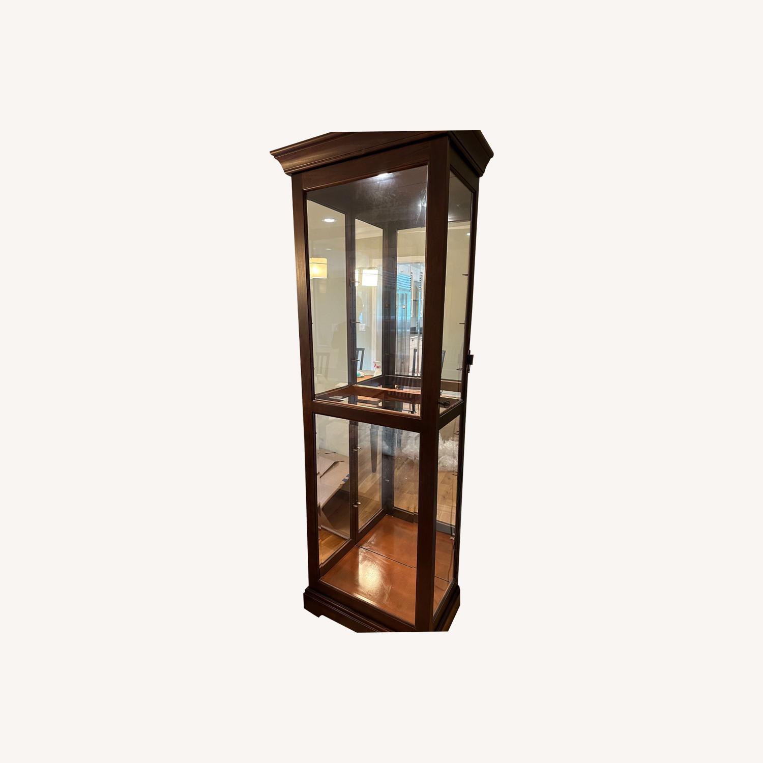 Howard Miller Lighted Curio Cabinet 6 Shelves - image-0
