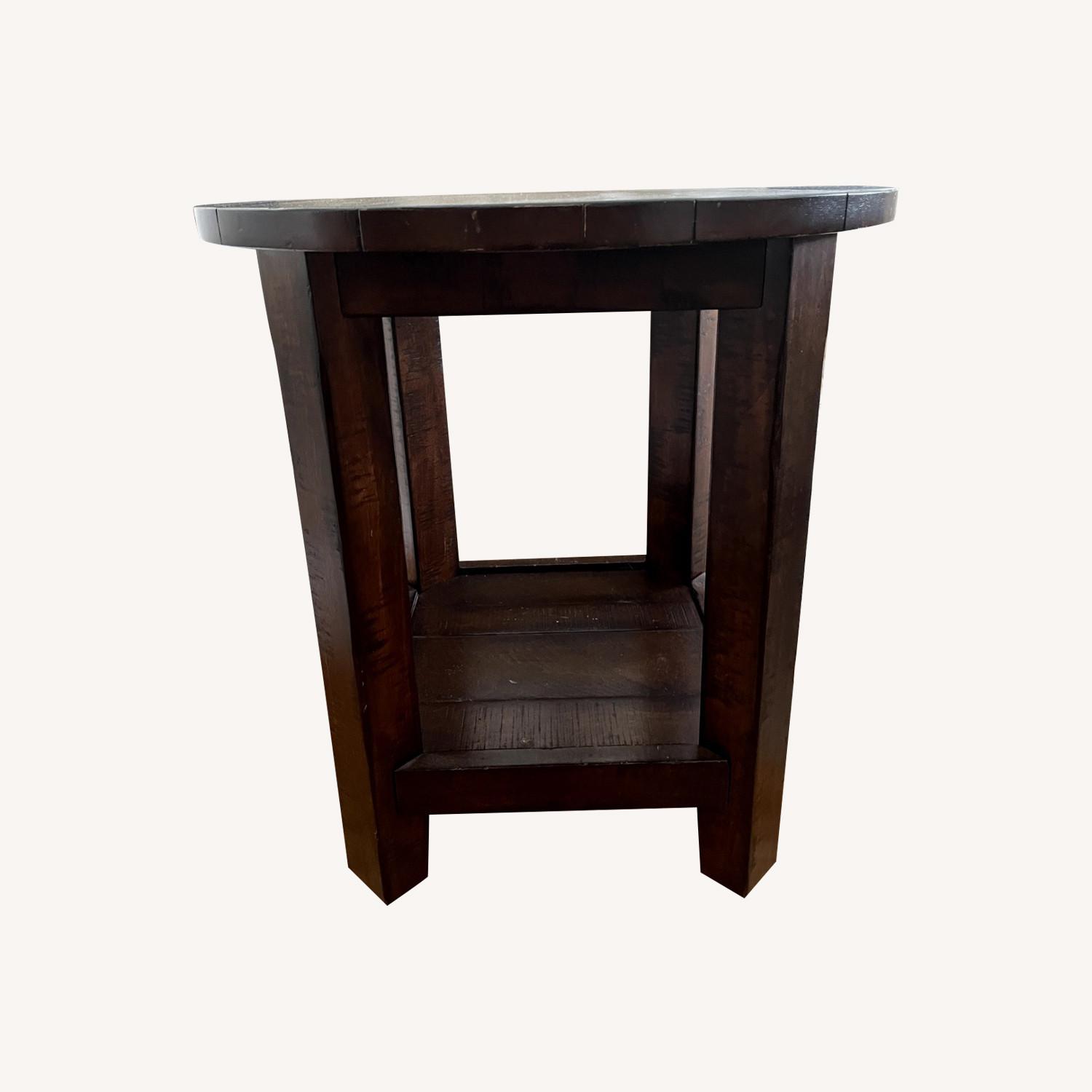 Pottery Barn Benchwright Round End Table - image-4