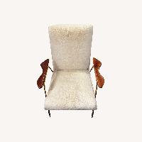 Ingmar Armchair in Sheepskin by Jonathan Adler