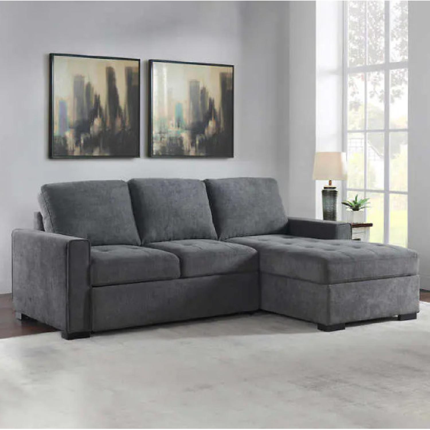 Costsco The Kendale Fabric Sofa Chaise - image-4