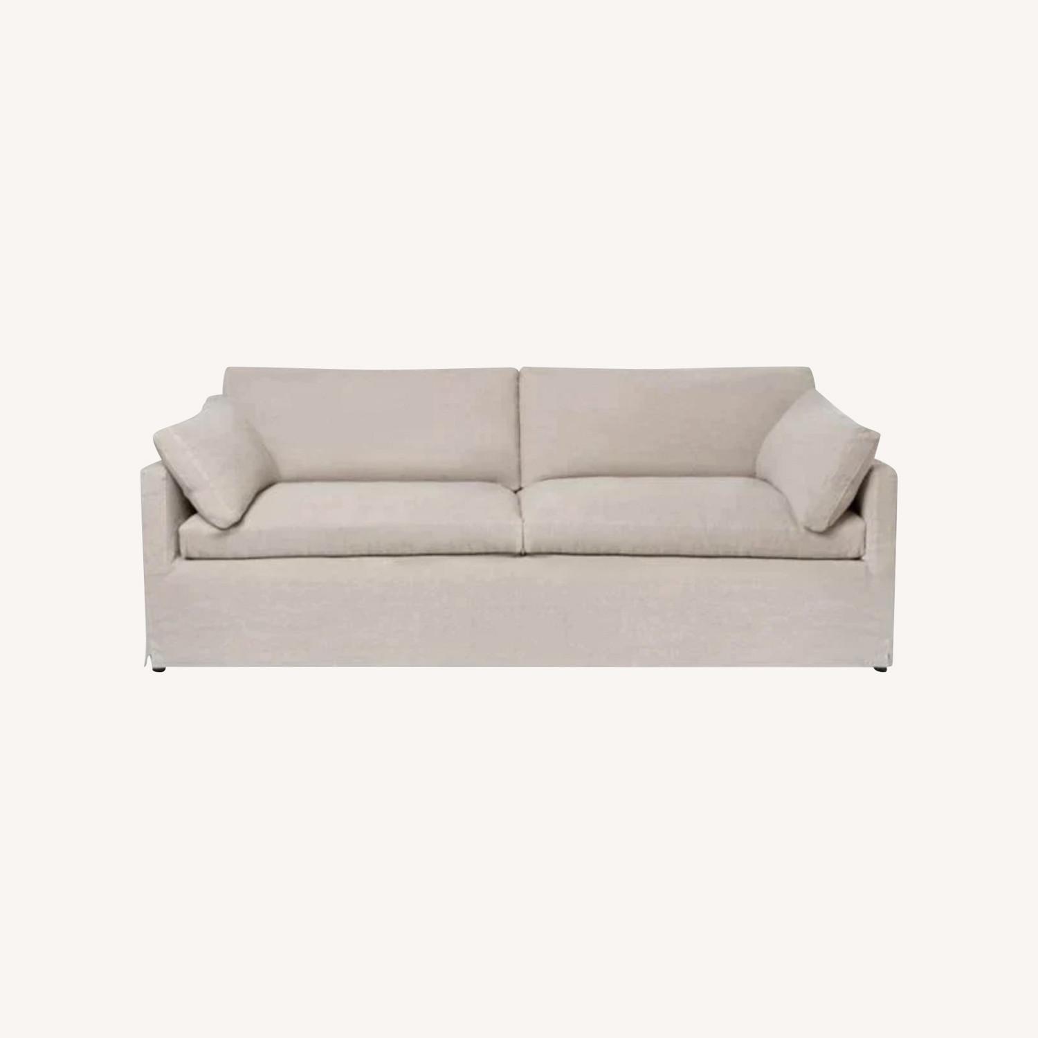 Cisco Home Louis Sofa Grey Slipcover - image-0