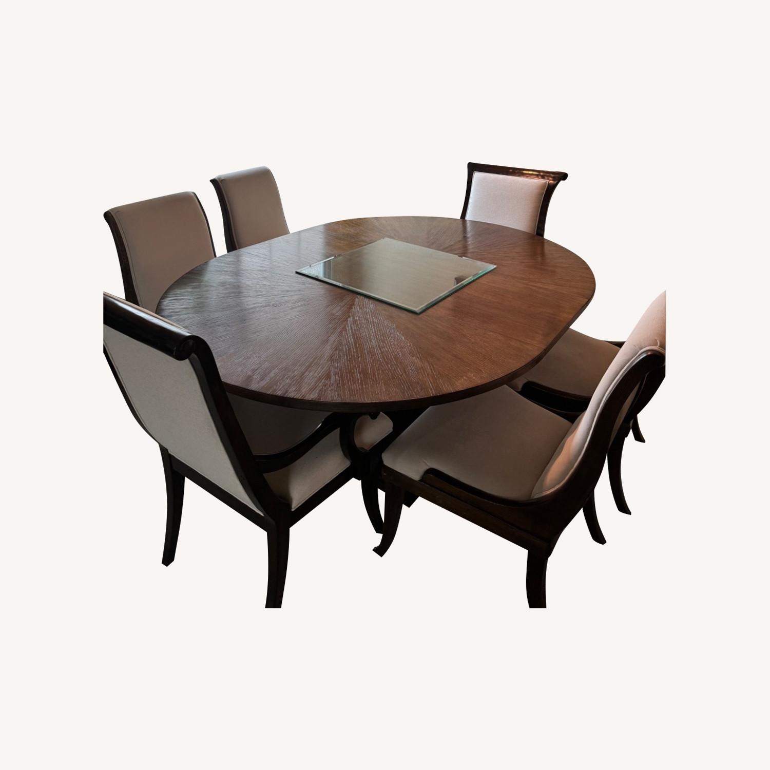 Solid Wood Dining Set - AptDeco