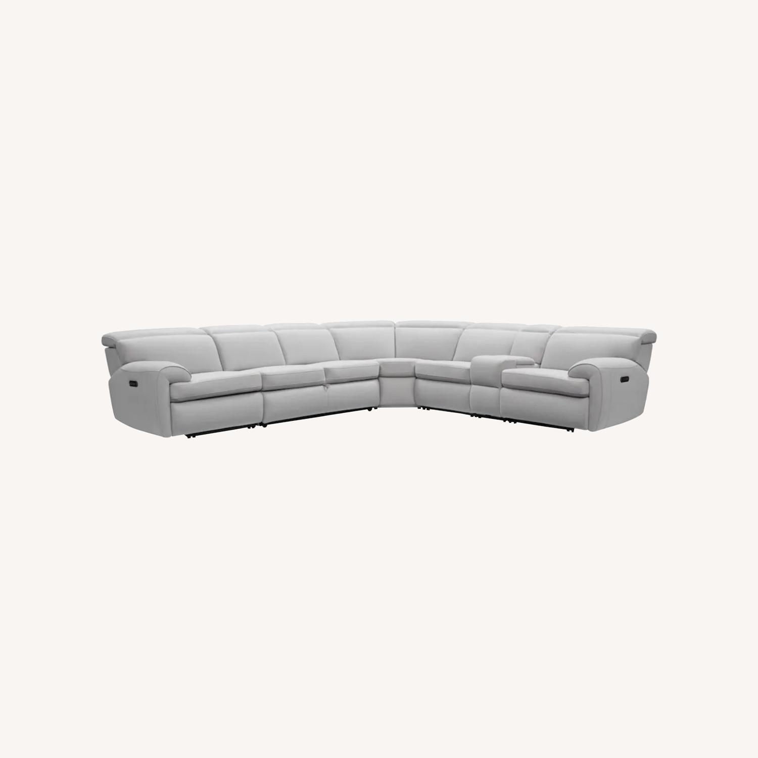 6-Piece Dual-Power Reclining Sleeper Sectional - image-0