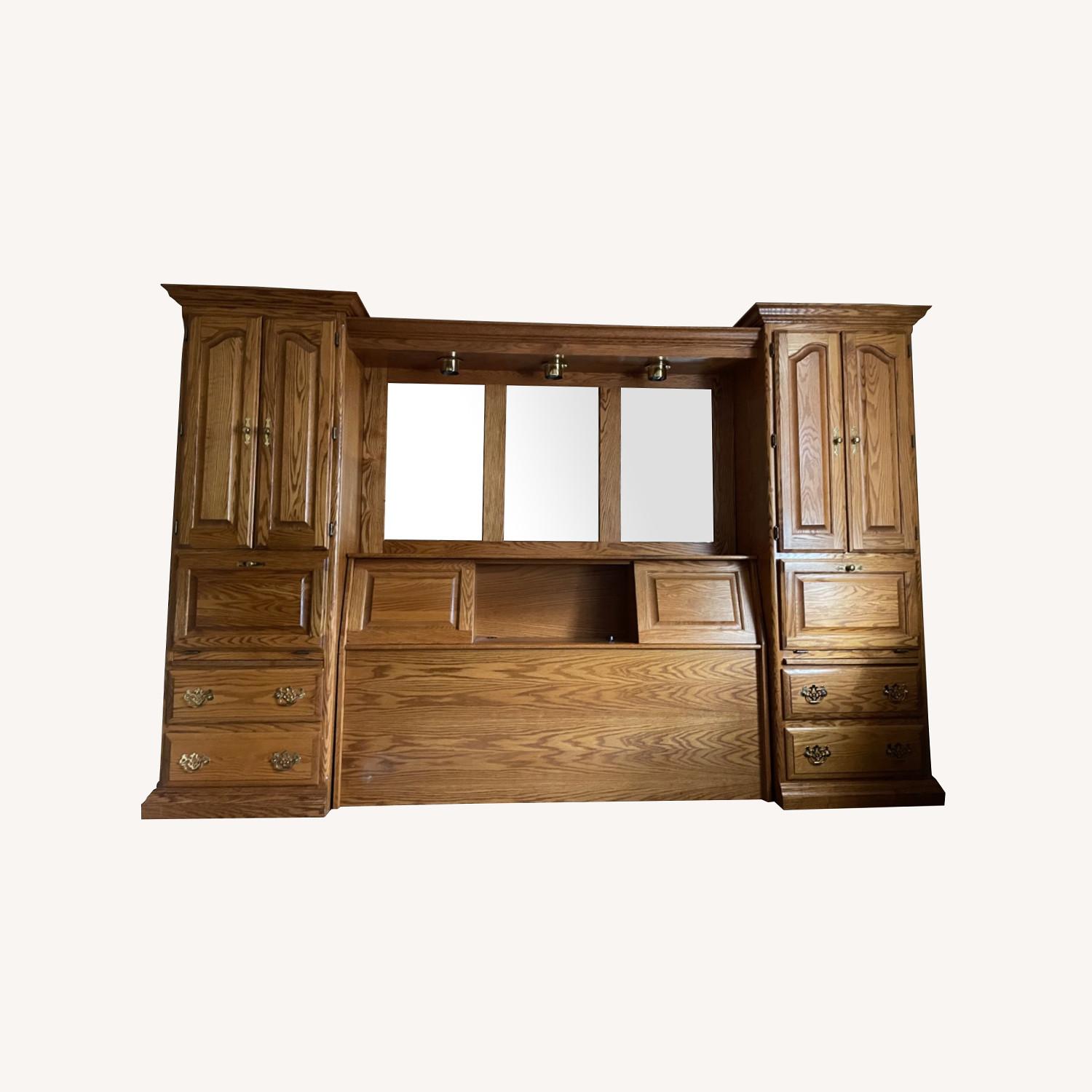 Pier Wall Bed with Tons of Storage and Lighting - image-0