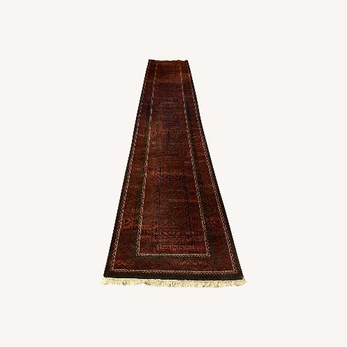 Used Rejuvenation Hand Knotted Runner Rug for sale on AptDeco