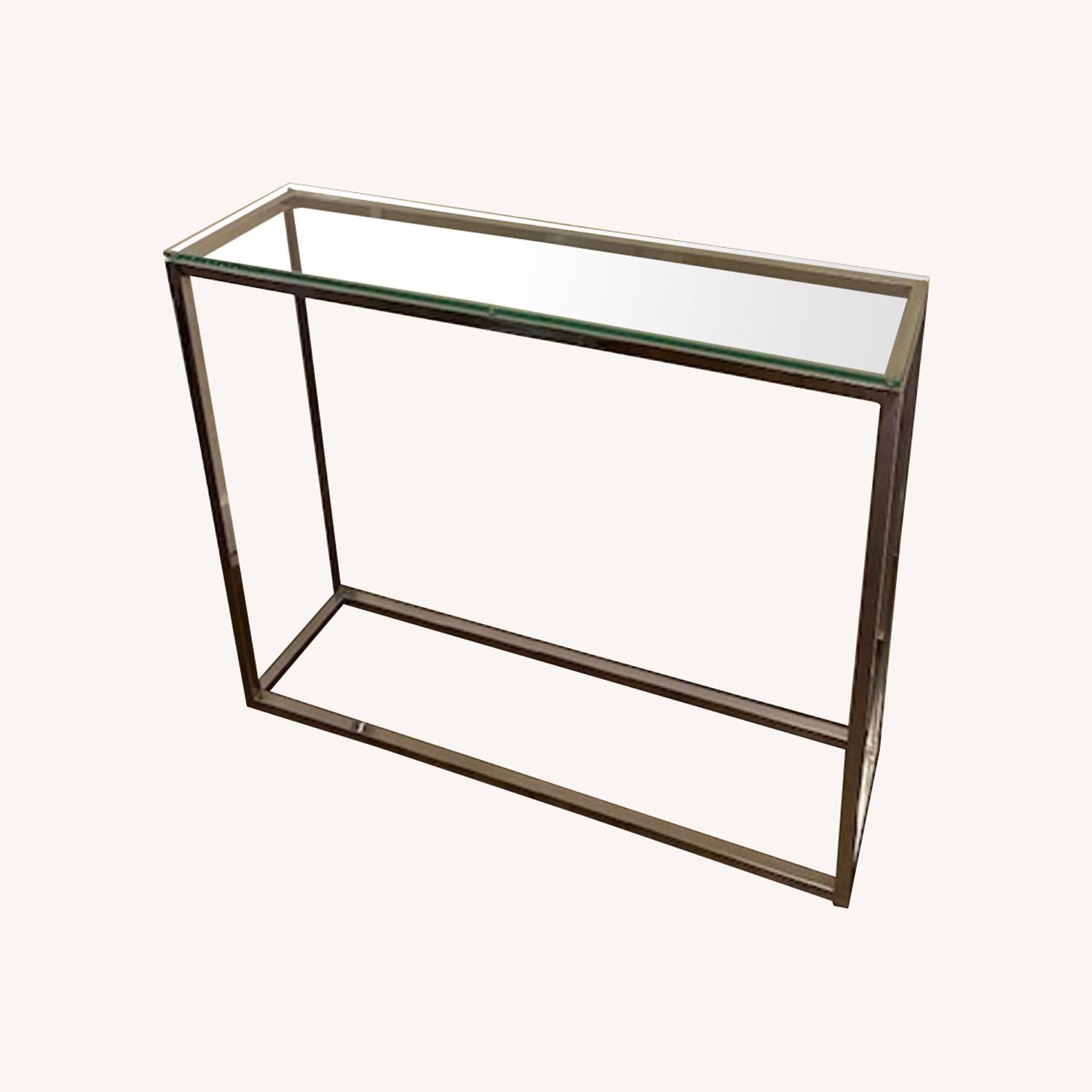 CB2 Smart Glass Console Table - image-0