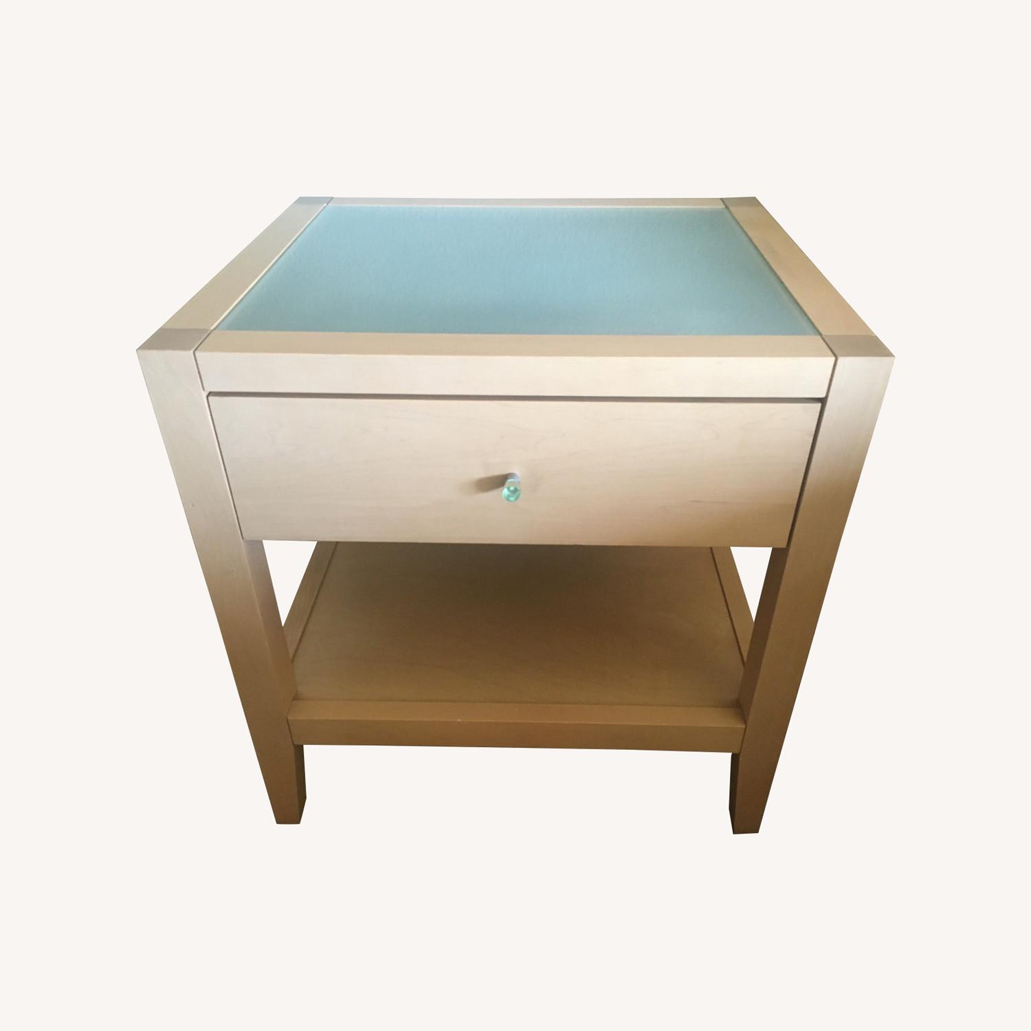 Baronet Moorea 1-Drawer Night Table Solid Maple - image-0