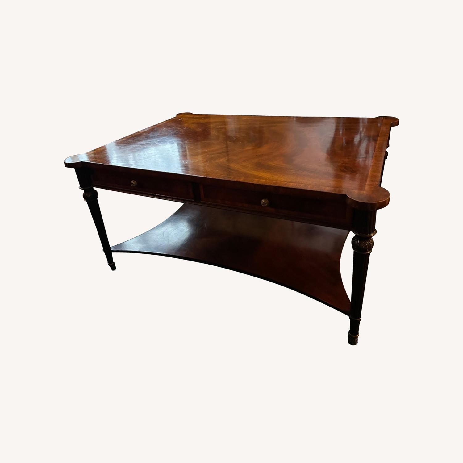Lloyd Buxton Regency Style Mahogany Coffee Table - image-0