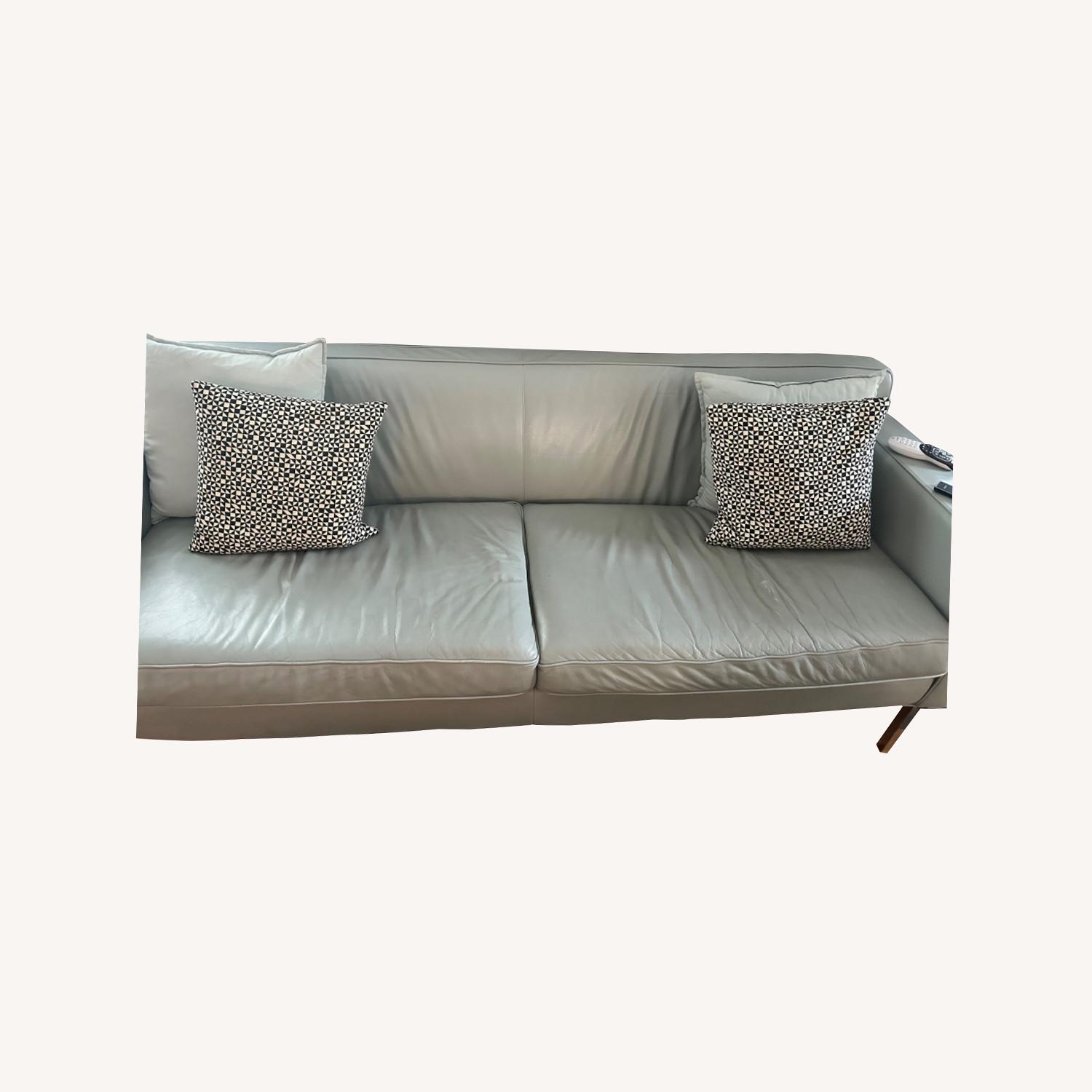 Design Within Reach Designer Leather Sofa - image-0