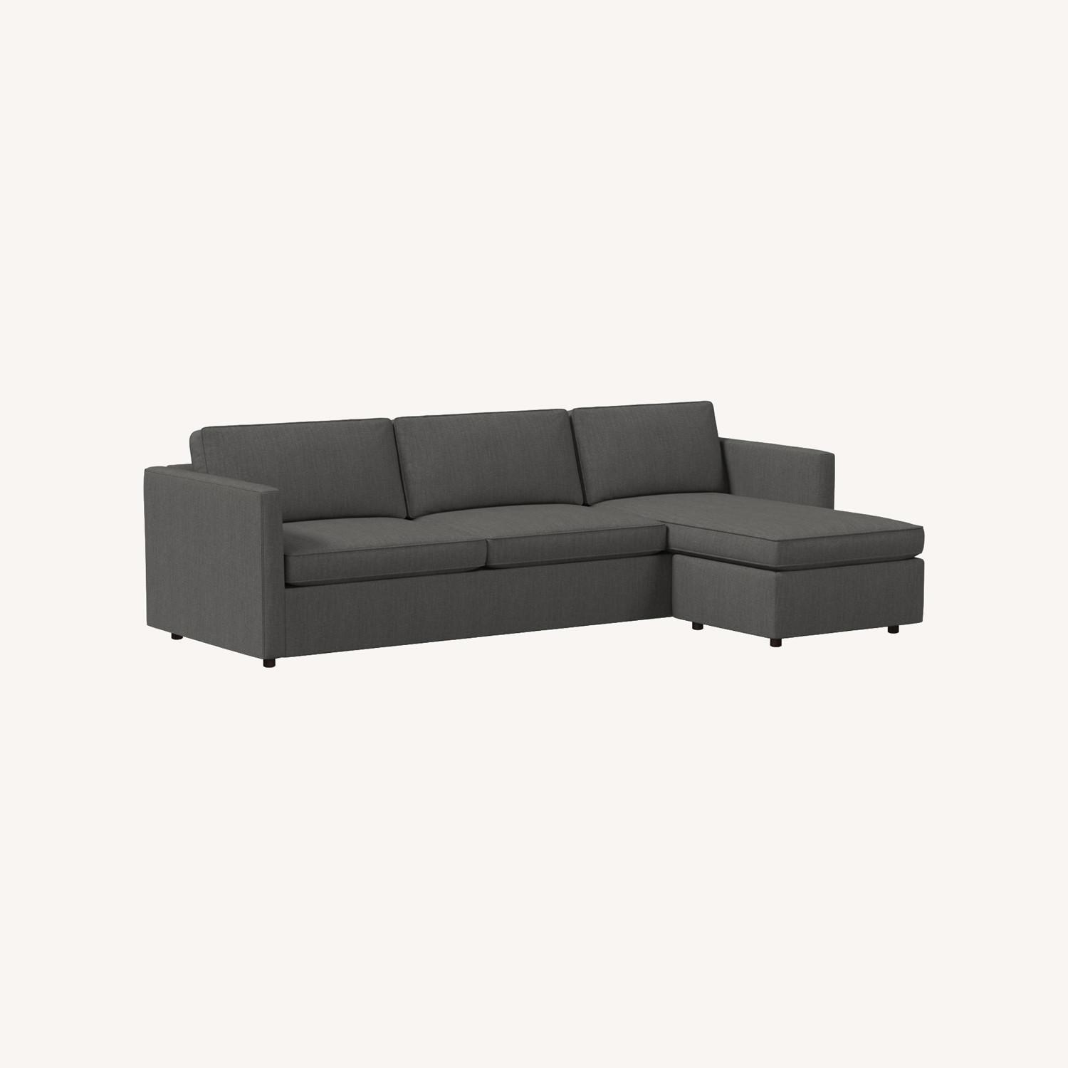 West Elm Harris 2-Piece Reversible Sectional (86") - image-0