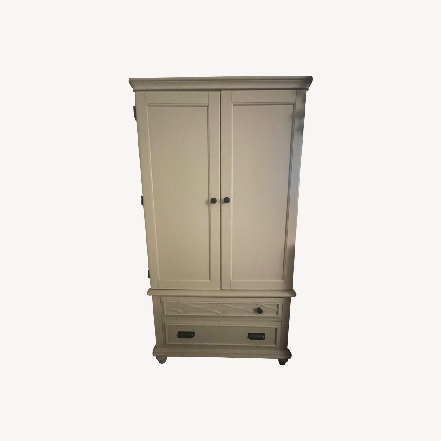 Mystic Bay Cream Armoire - image-0