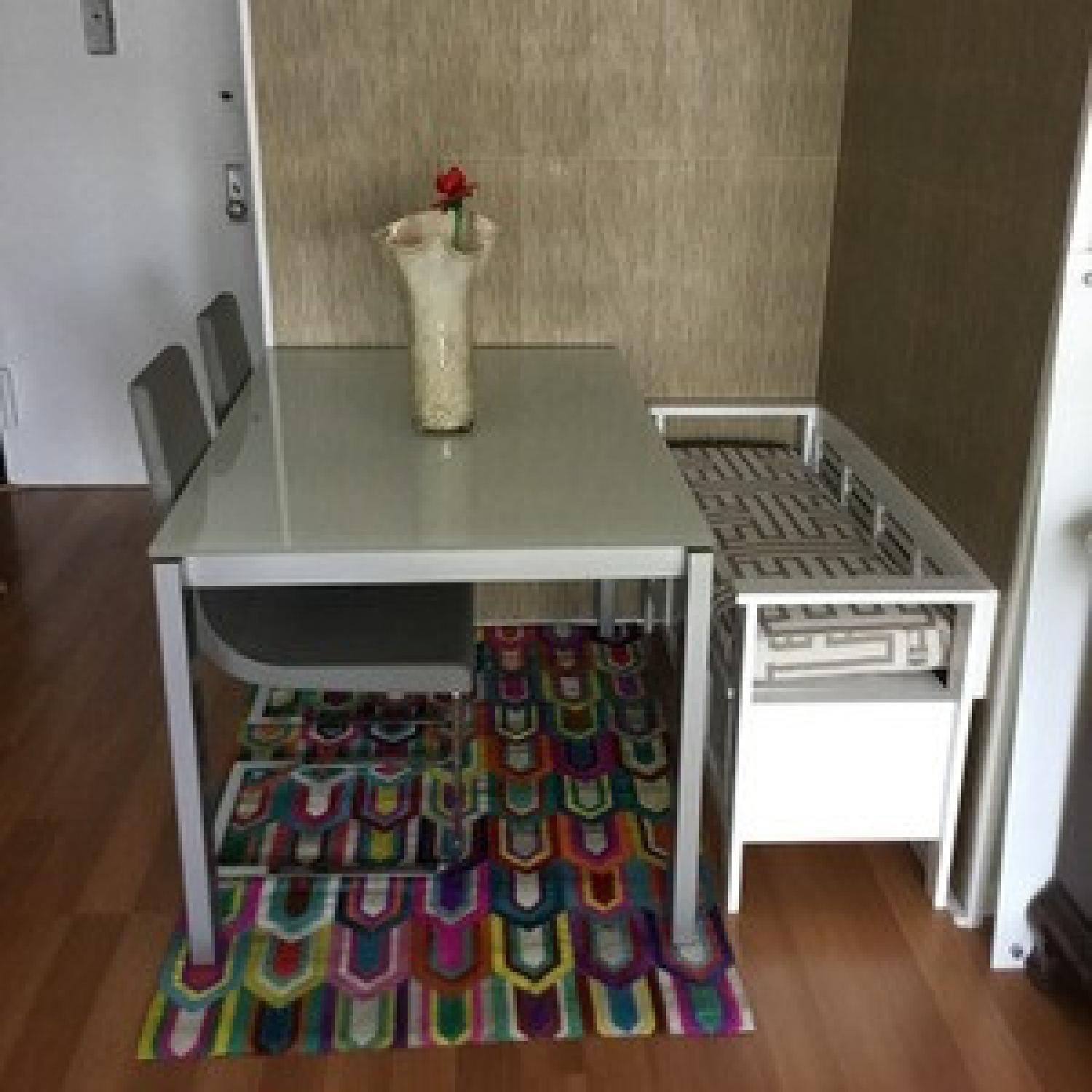 Calligaris Baron Extendible Glass Dining Table - image-3