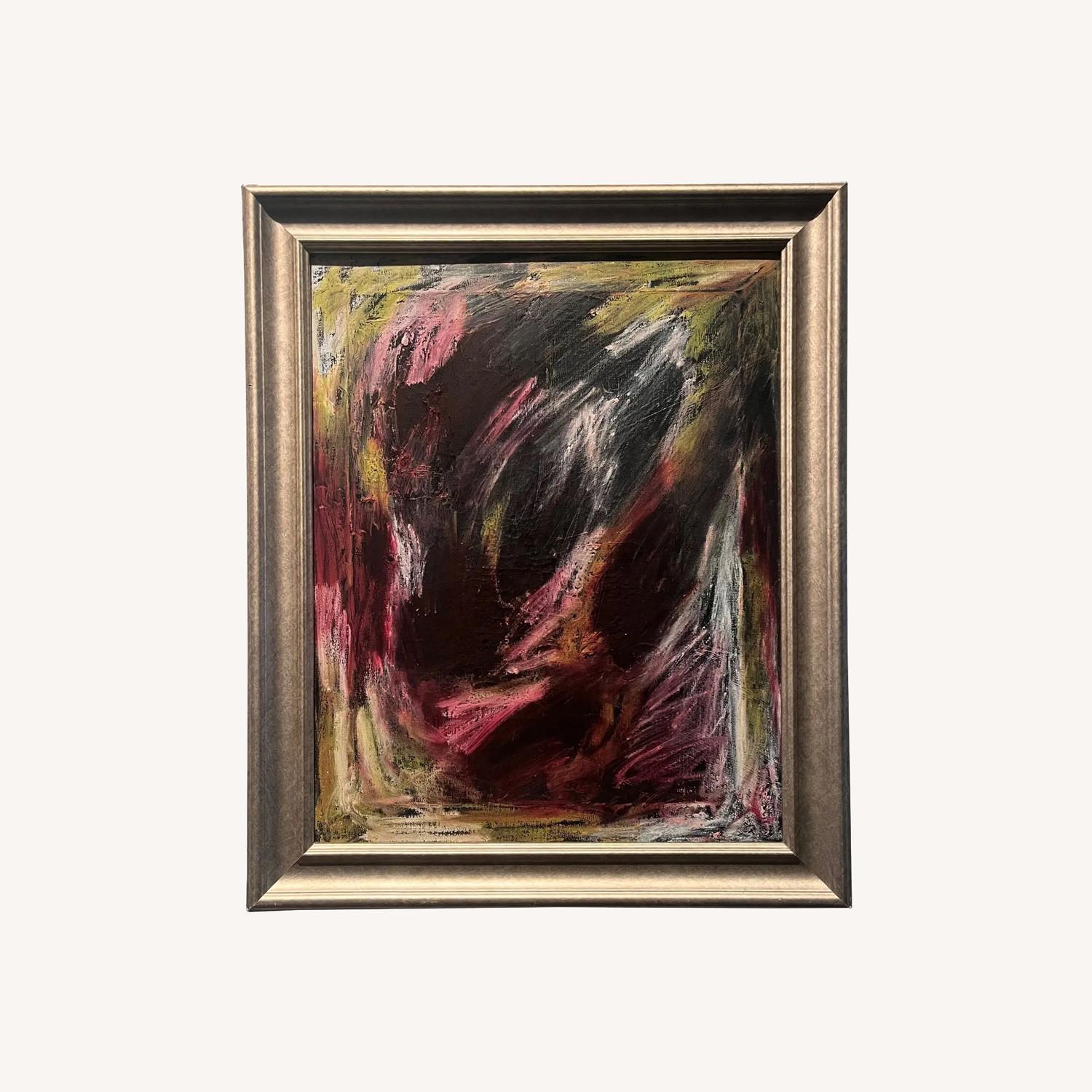 Abstract Oil Painting on Canvas Framed - image-0