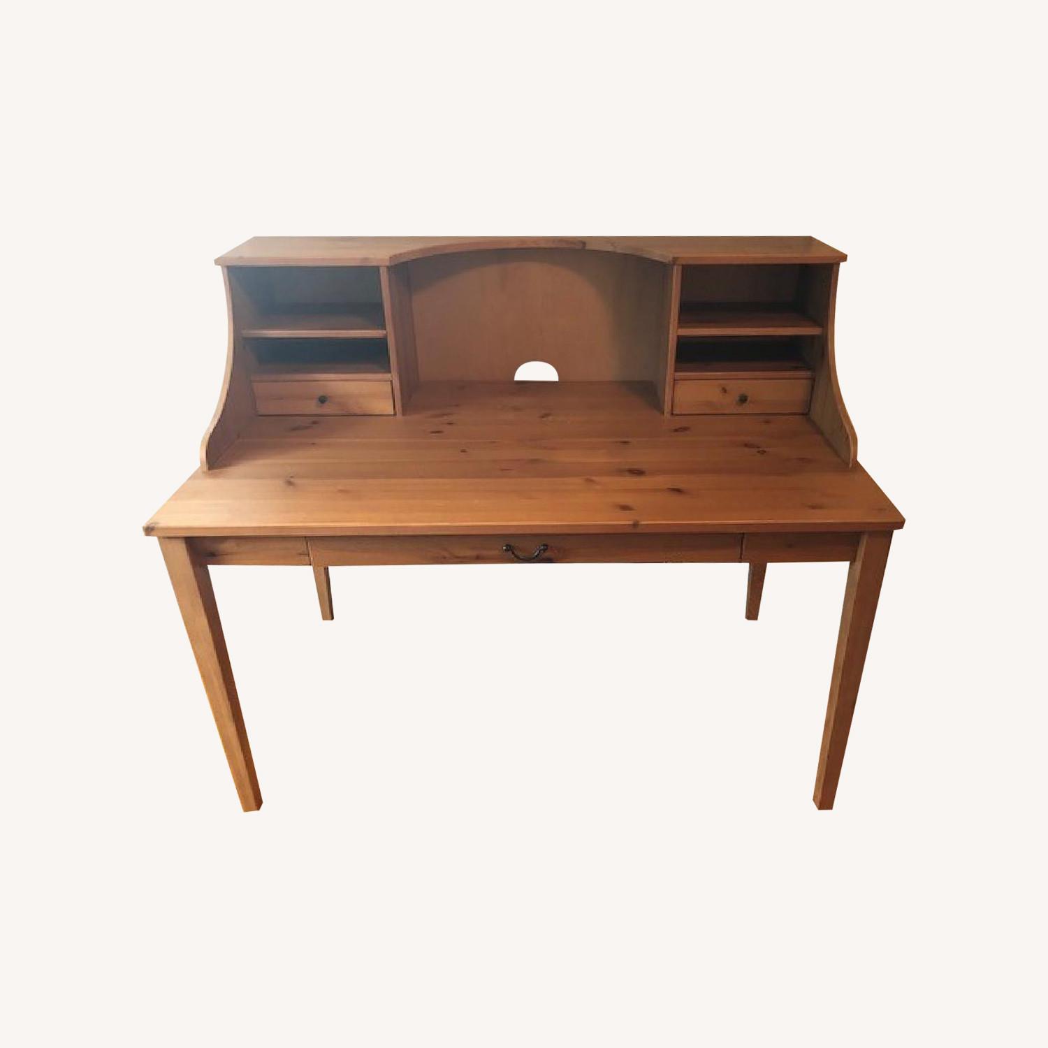 IKEA Solid Pine Desk - image-0
