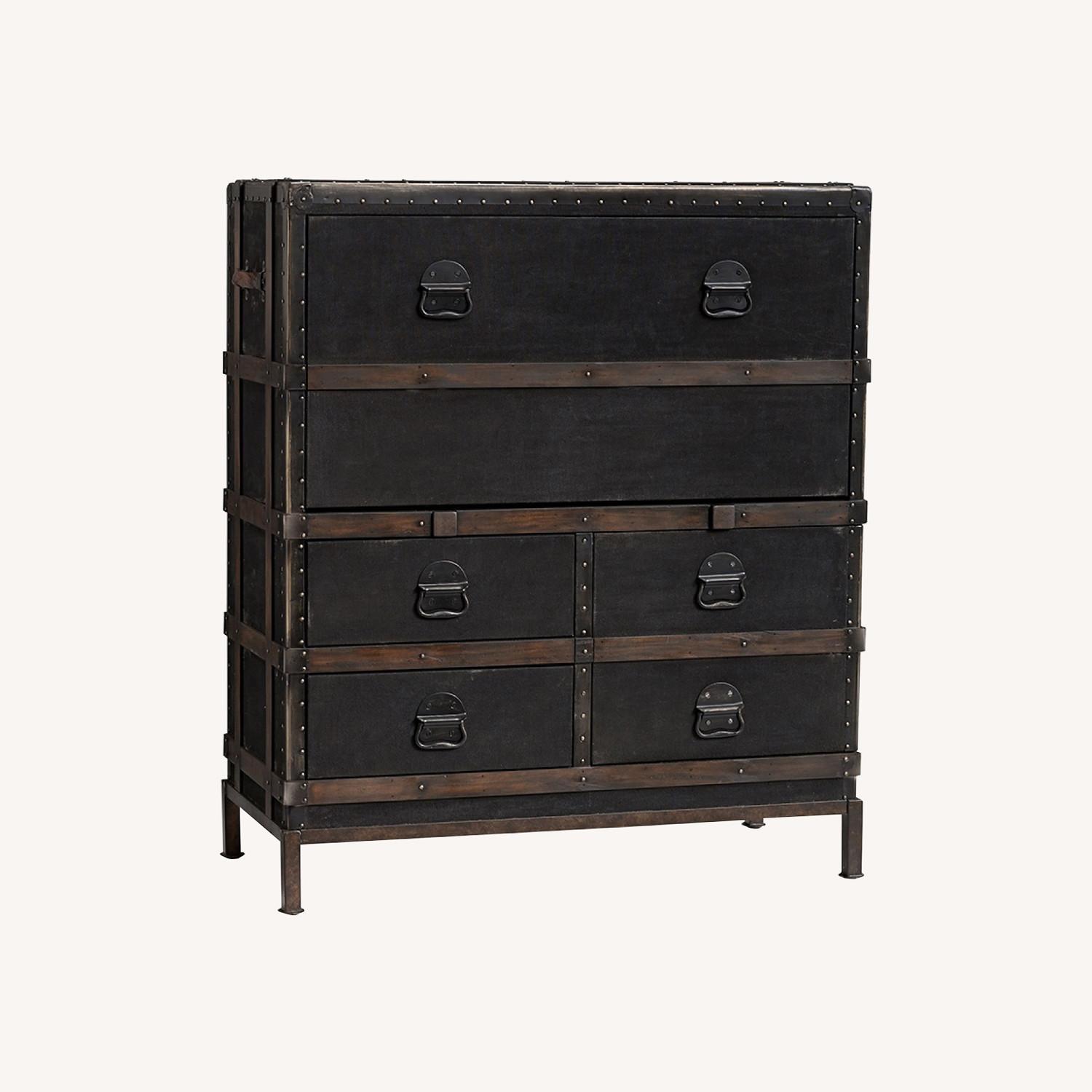 Pottery Barn Ludlow Trunk Secretary Desk - image-0