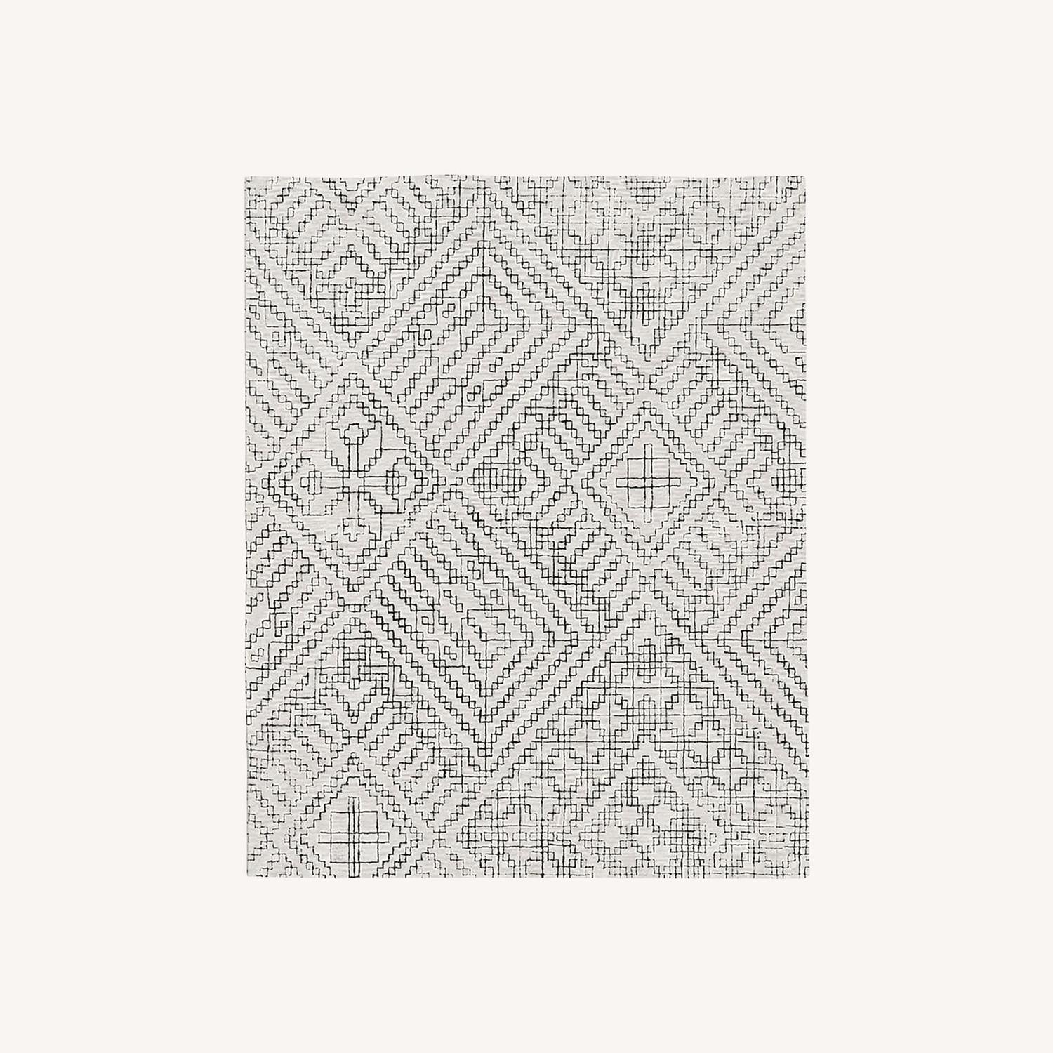 West Elm Stone Tile Rug - AptDeco