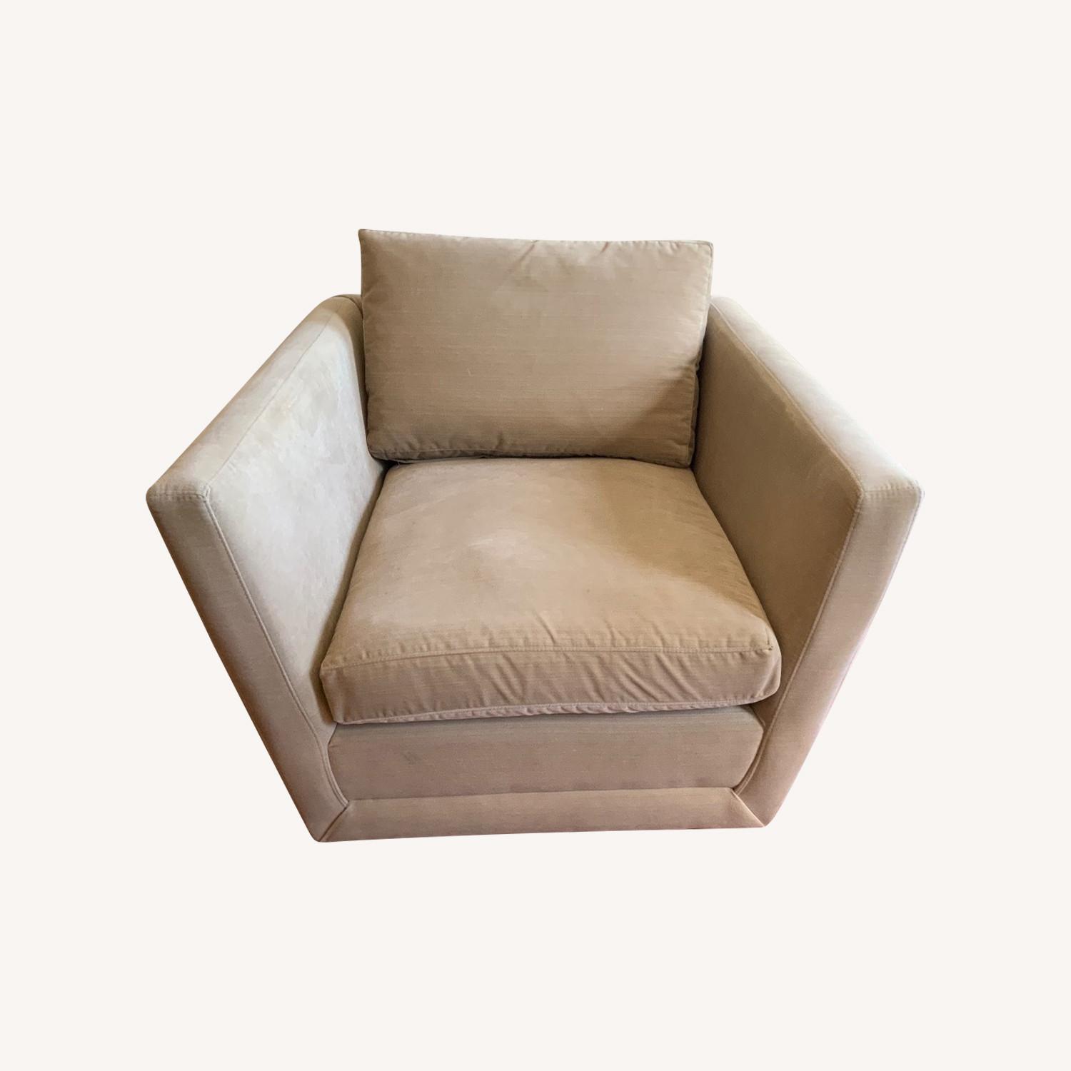 Jonathan Adler Sebastian Swivel Chair - Beige - image-0