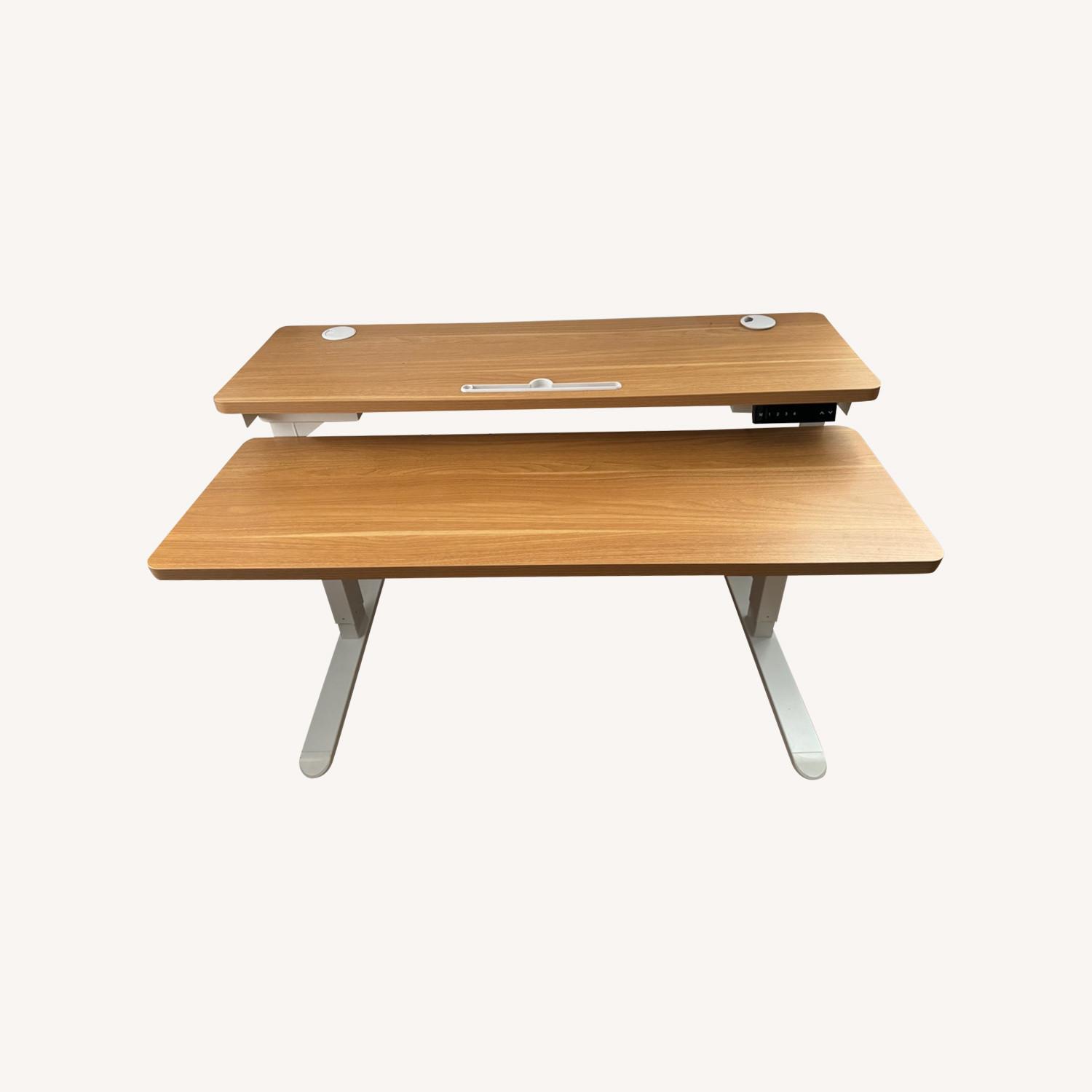 Dual Motor Standing Desk 2 Tier Height - image-0
