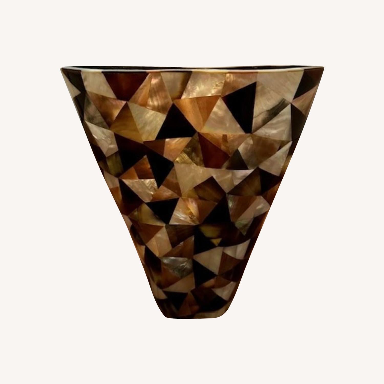 R&Y Augousti Geometric Shell Vase - image-0