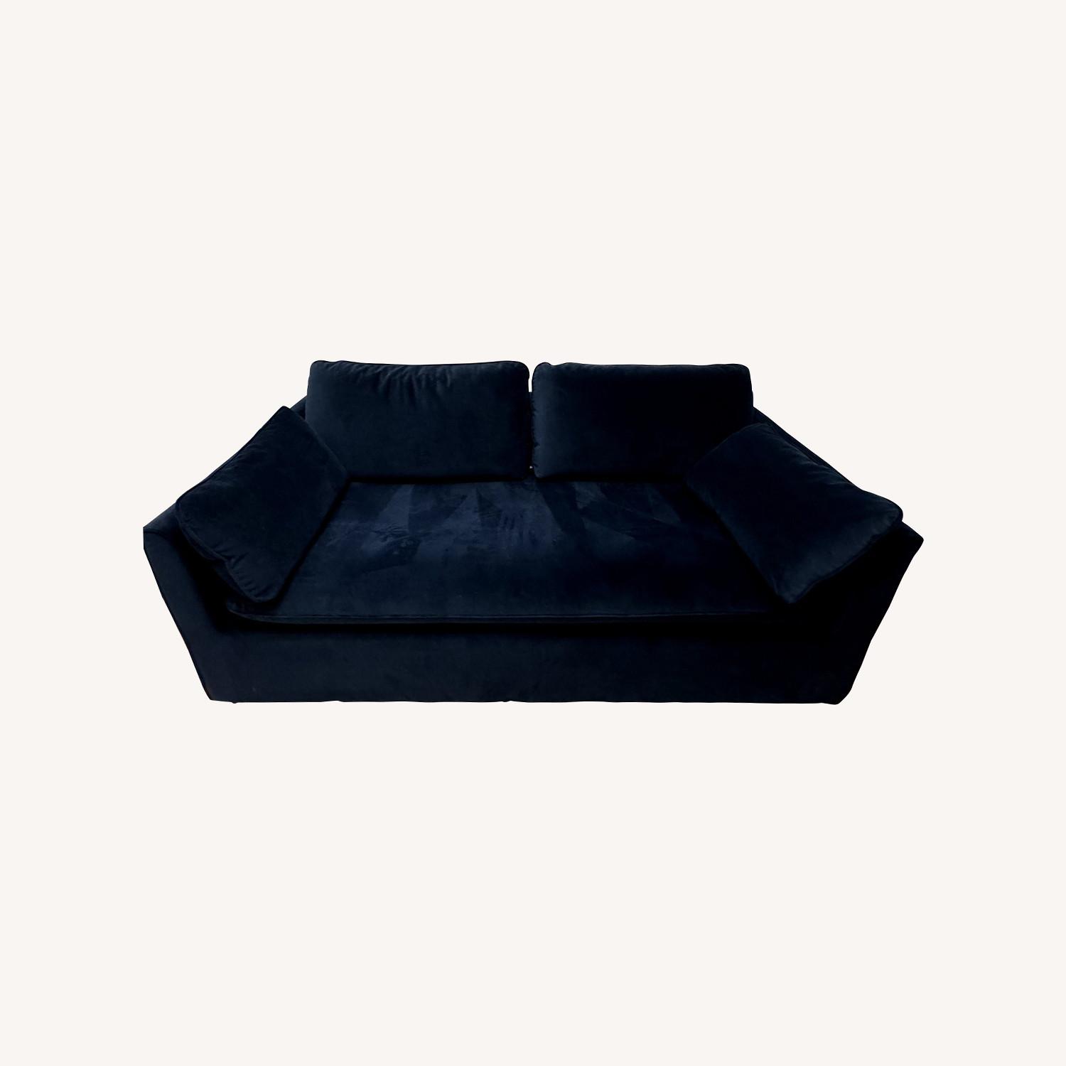 Article Oneira Blue Velvet Sleeper Sofa - image-0