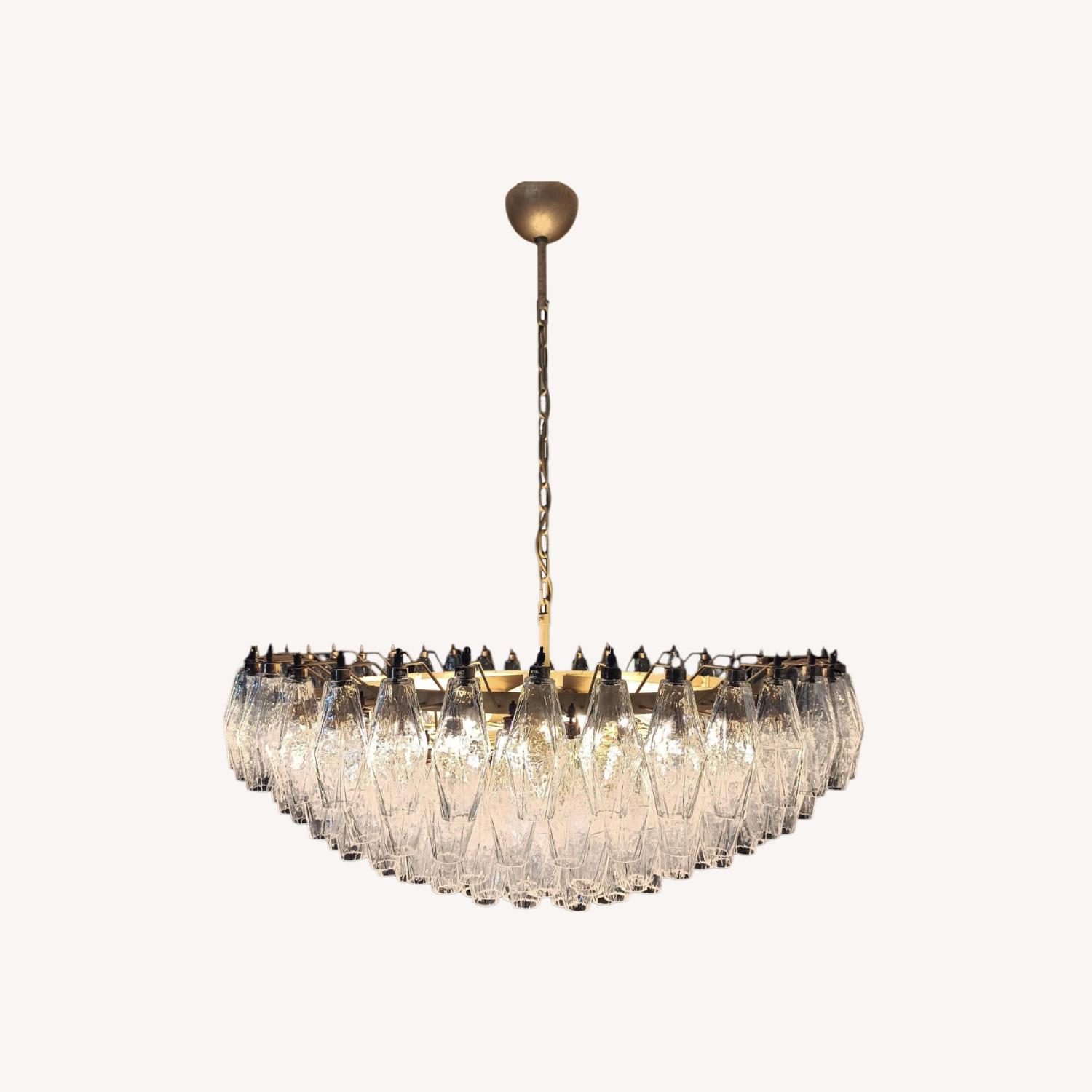 Murano Glass Chandelier 185 Poliedri - image-0