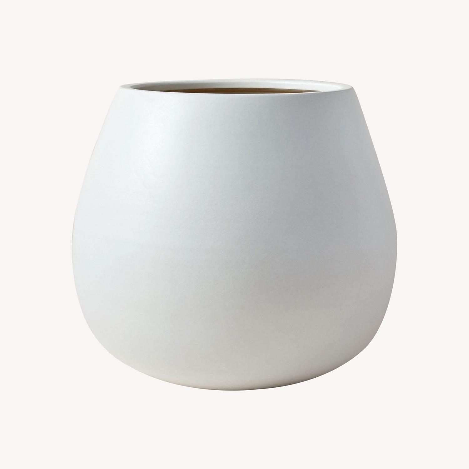 West Elm Pure Ceramic Planter - AptDeco