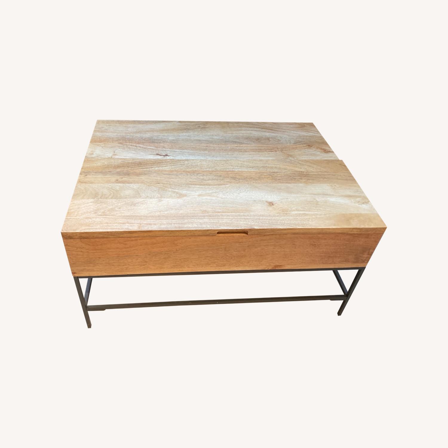 West Elm Industrial Storage Coffee Table - image-0