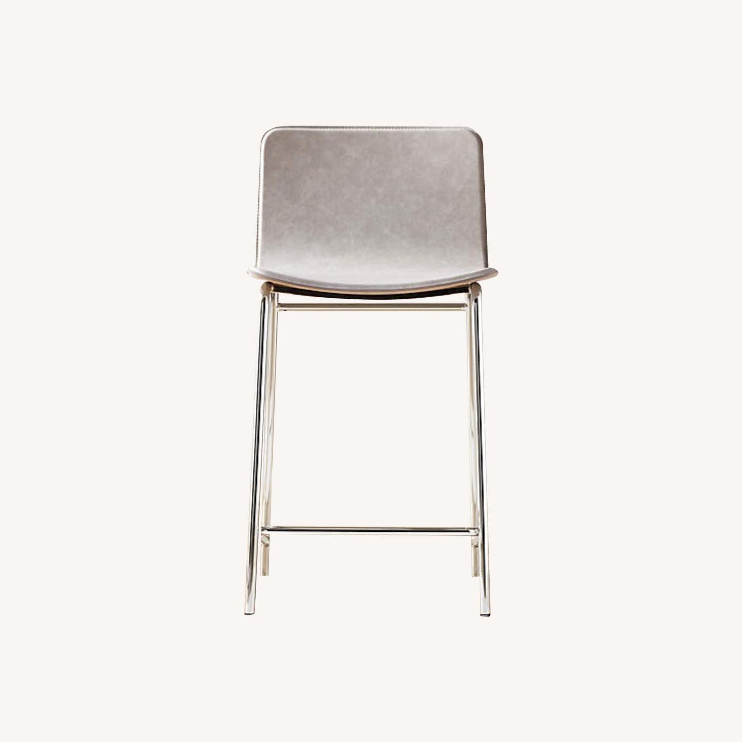 CB2 Gray Bar Stools