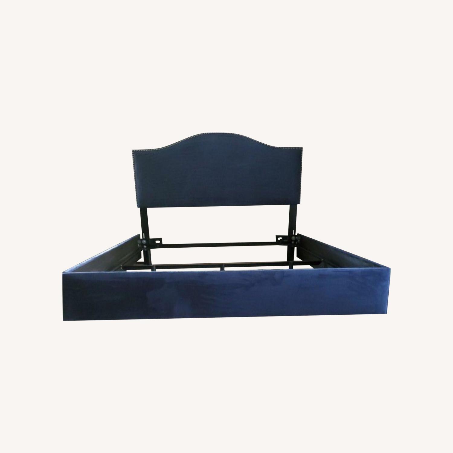 Macy's Upholstered Queen Bed Frame - image-0