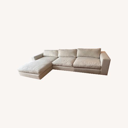 Used Crate & Barrel 2 Piece Sectional for sale on AptDeco