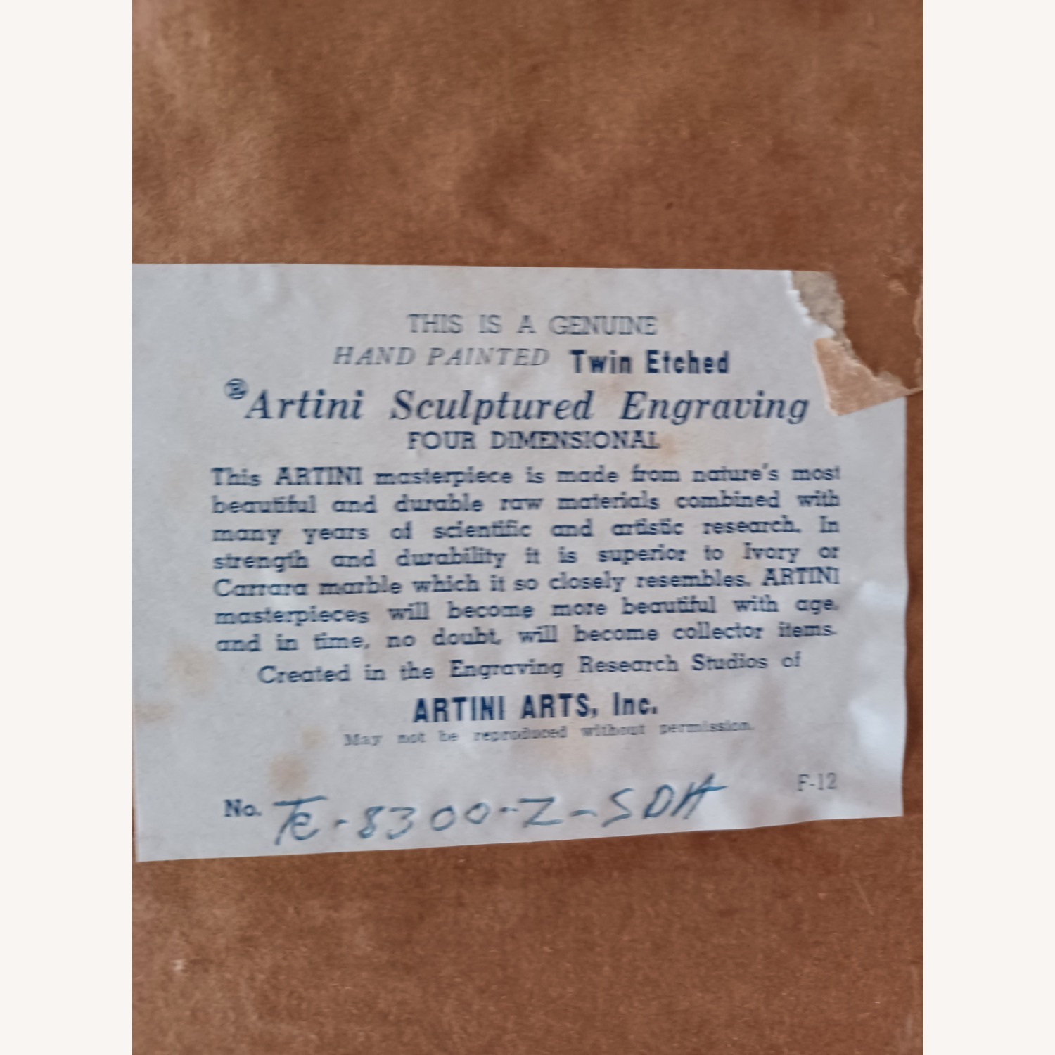 Artini four Dimensional Sculptured Engraving - image-1